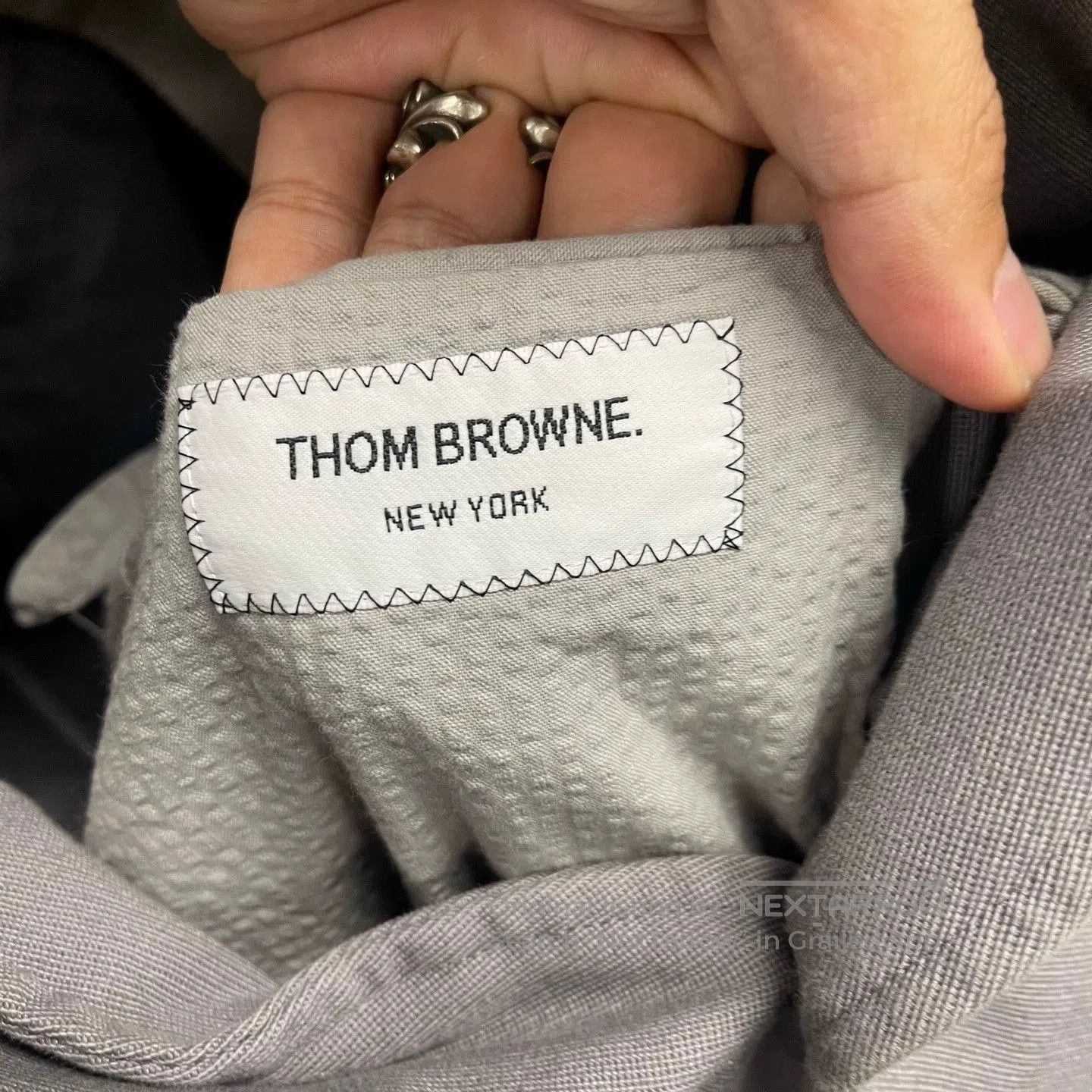 Thom Browne Gray Light Jacket with Button Closure - Size S. Size US S / EU 44-46 / 1 - 5 Thumbnail