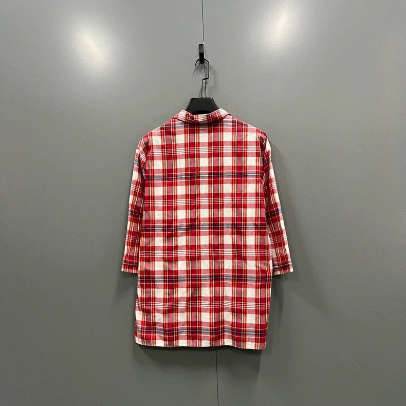 Gucci Gucci Animal embroidered plaid shirt 2501-Nextarrow Size US S / EU 44-46 / 1 - 2 Thumbnail