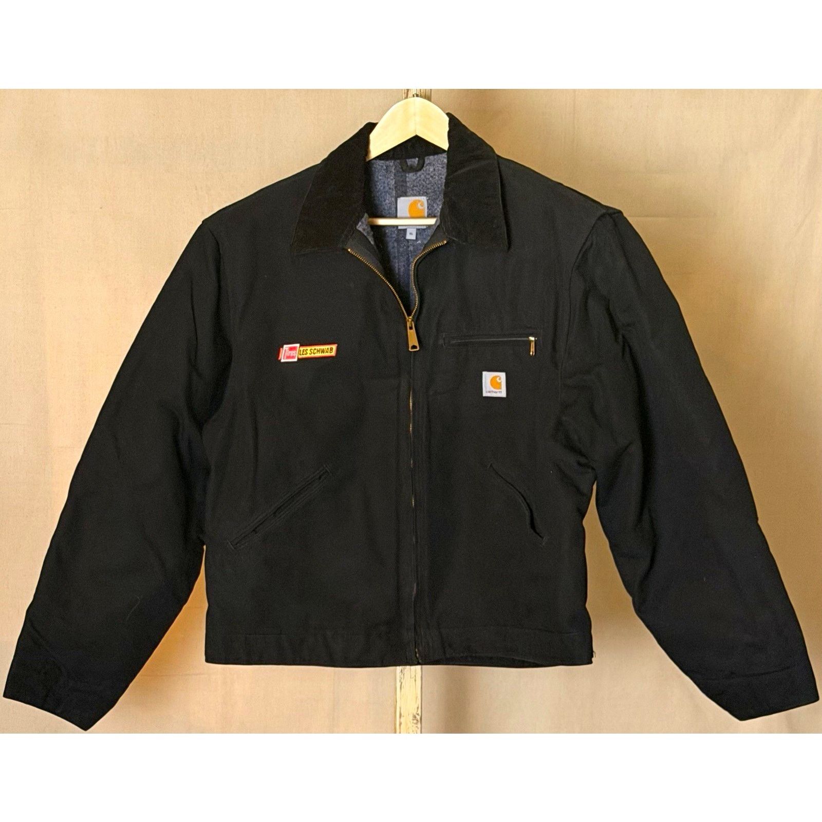 Carhartt × Vintage 90s Carhartt JB105 black detroit jacket sz XL