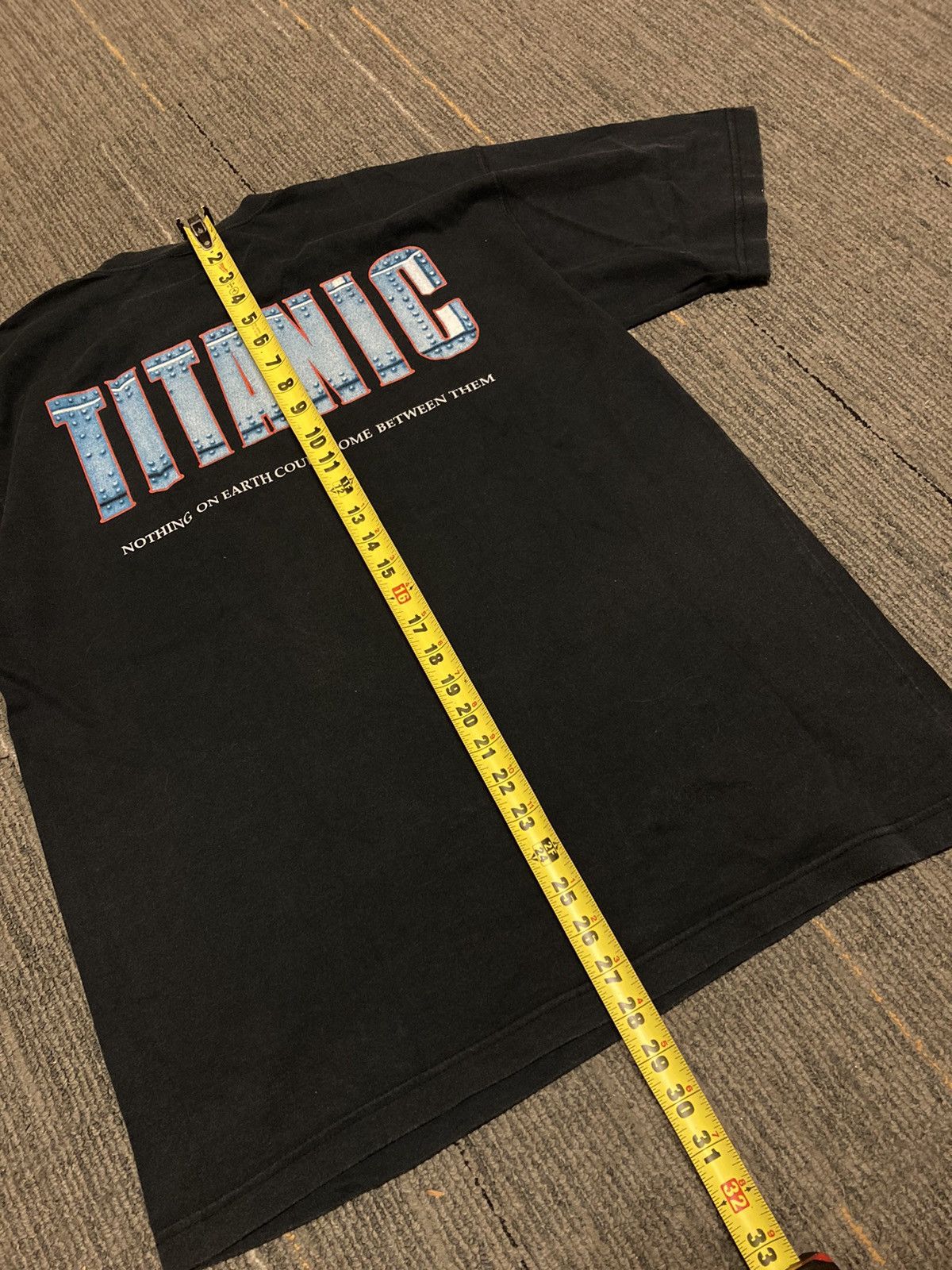 Vintage Titanic vintage 90s t shirt official promo Size US XL / EU 56 / 4 - 5 Thumbnail