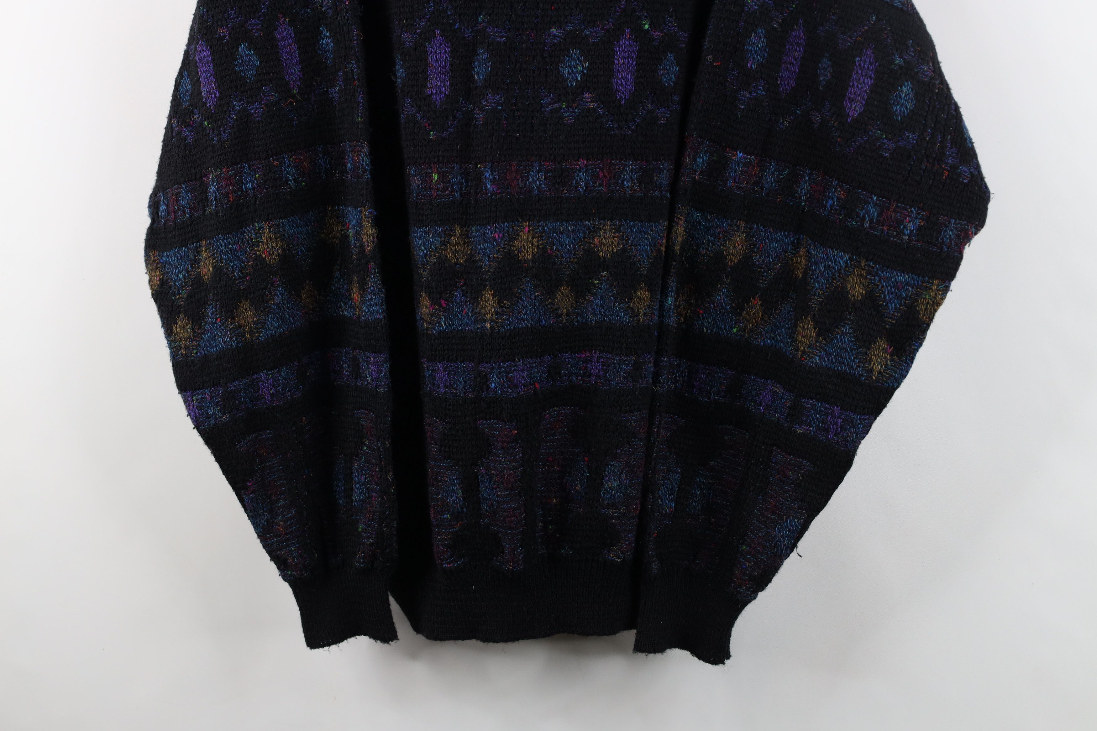 Vintage Vintage 90s Coogi Style Rainbow Wool Blend Knit Sweater Size US XL / EU 56 / 4 - 3 Thumbnail