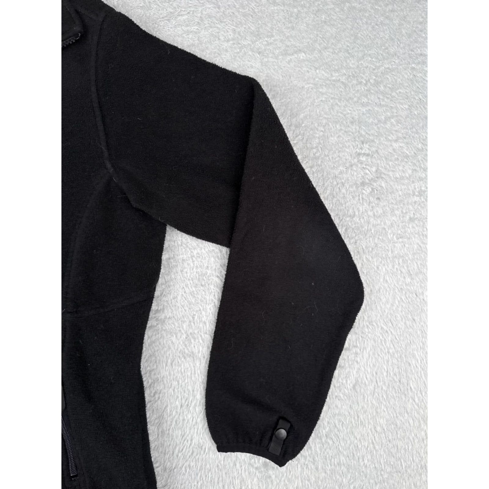 The North Face The North Face Jacket Medium Black Fleece 100% Polyester Mock Neck READ Women Size M / US 6-8 / IT 42-44 - 2 Thumbnail
