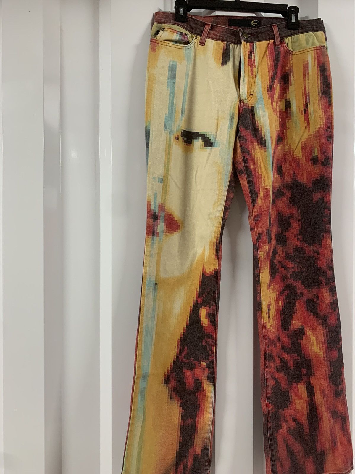 archive just cavalli paint flare pants 【公式通販】