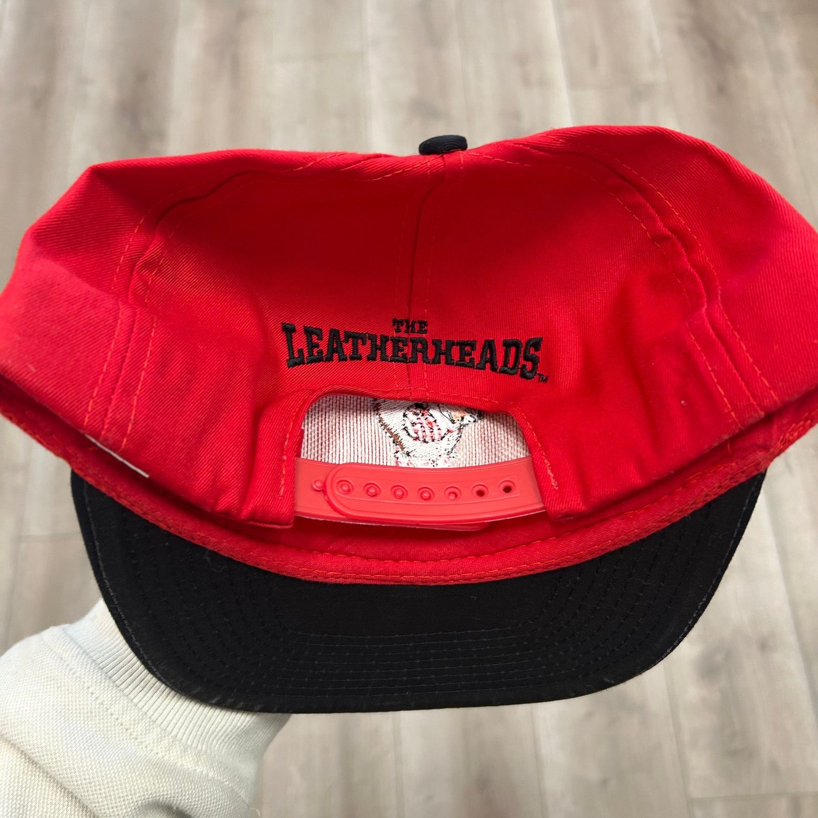 Vintage Vintage 1994 leatherheads red snapback hat cap B25 Size ONE SIZE - 4 Thumbnail