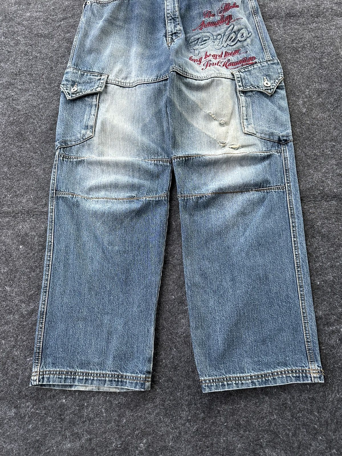 JNCO Piko Hawaiian Longboard Baggy Vintage Denim D418 Size US 30 / EU 46 - 2 Thumbnail