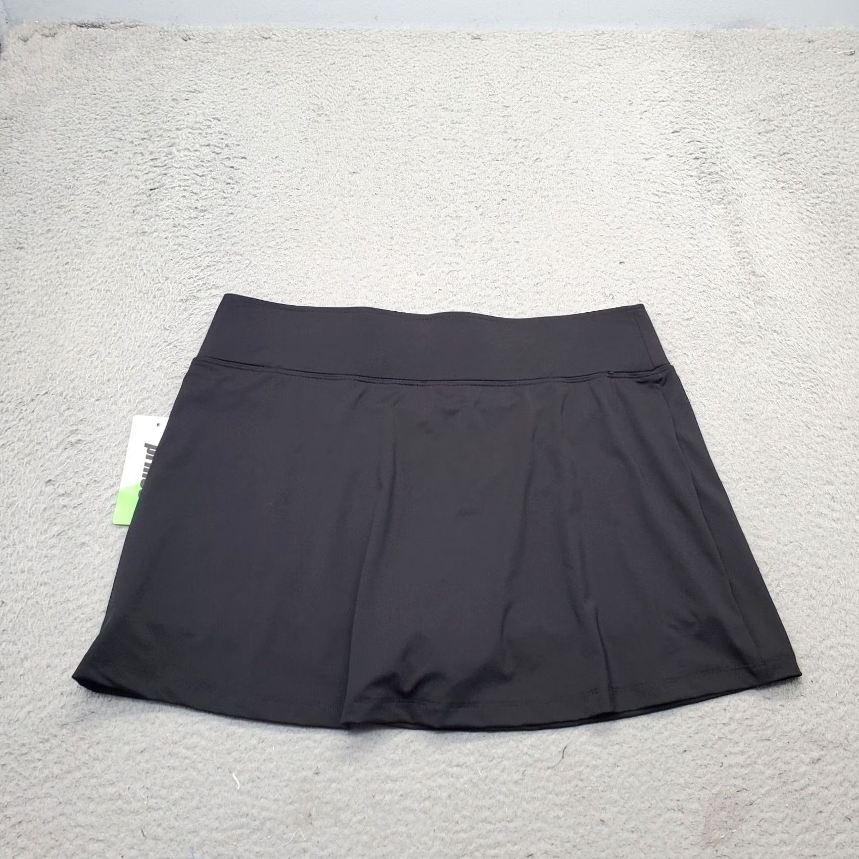 Prince Prince Tennis Skort Womens XL Black Comfort Moisture Wicking Pull On Size ONE SIZE - 2 Thumbnail