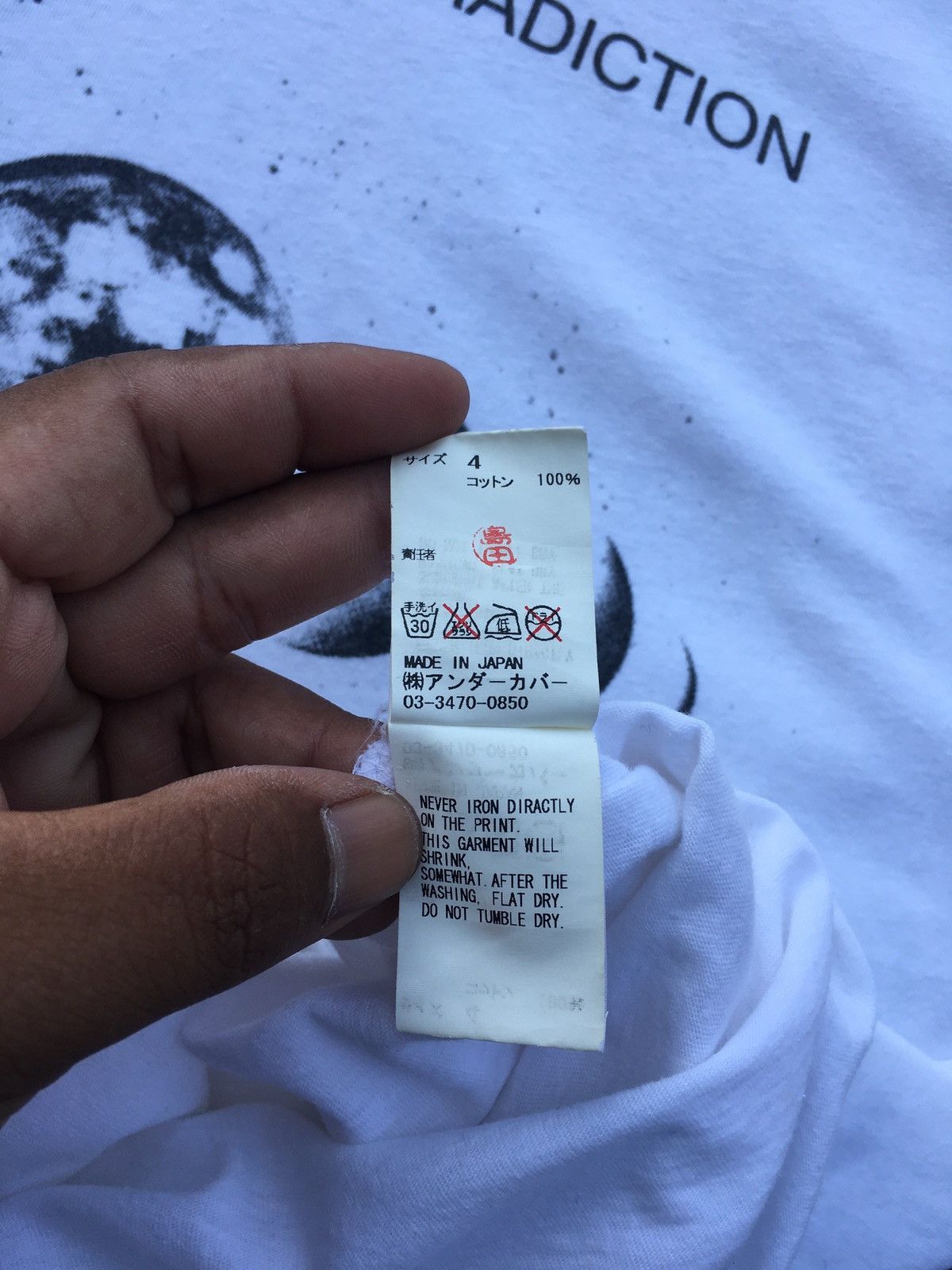 Undercover Rare Undercover “Too Much Contradiction” Tshirt Size US L / EU 52-54 / 3 - 12 Thumbnail