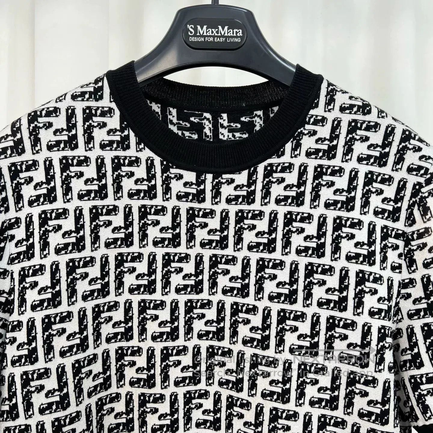 Fendi Fendi Double F Logo Knit Short Sleeve. Size S / US 4 / IT 40 - 3 Thumbnail