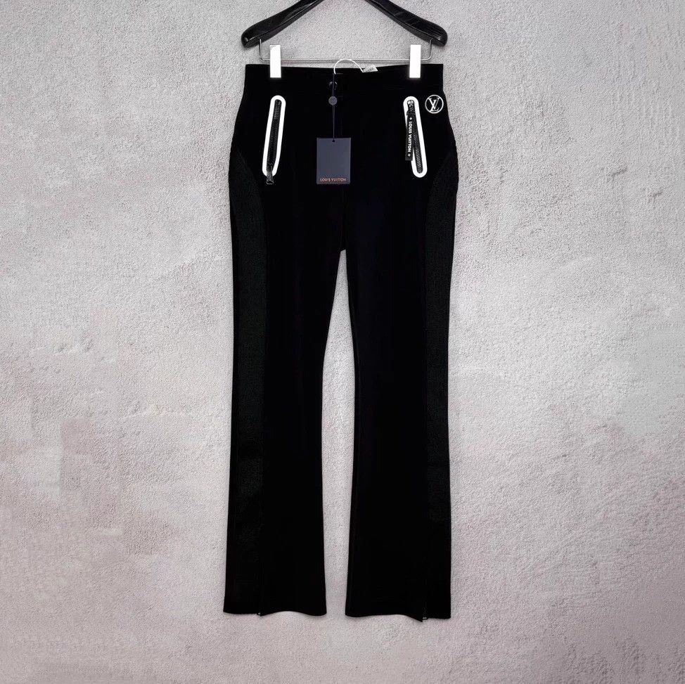 Louis Vuitton Louis Vuitton SS23 Black Casual Straight-Leg Flare Pants Size 28" / US 6 / IT 42 - 1 Thumbnail