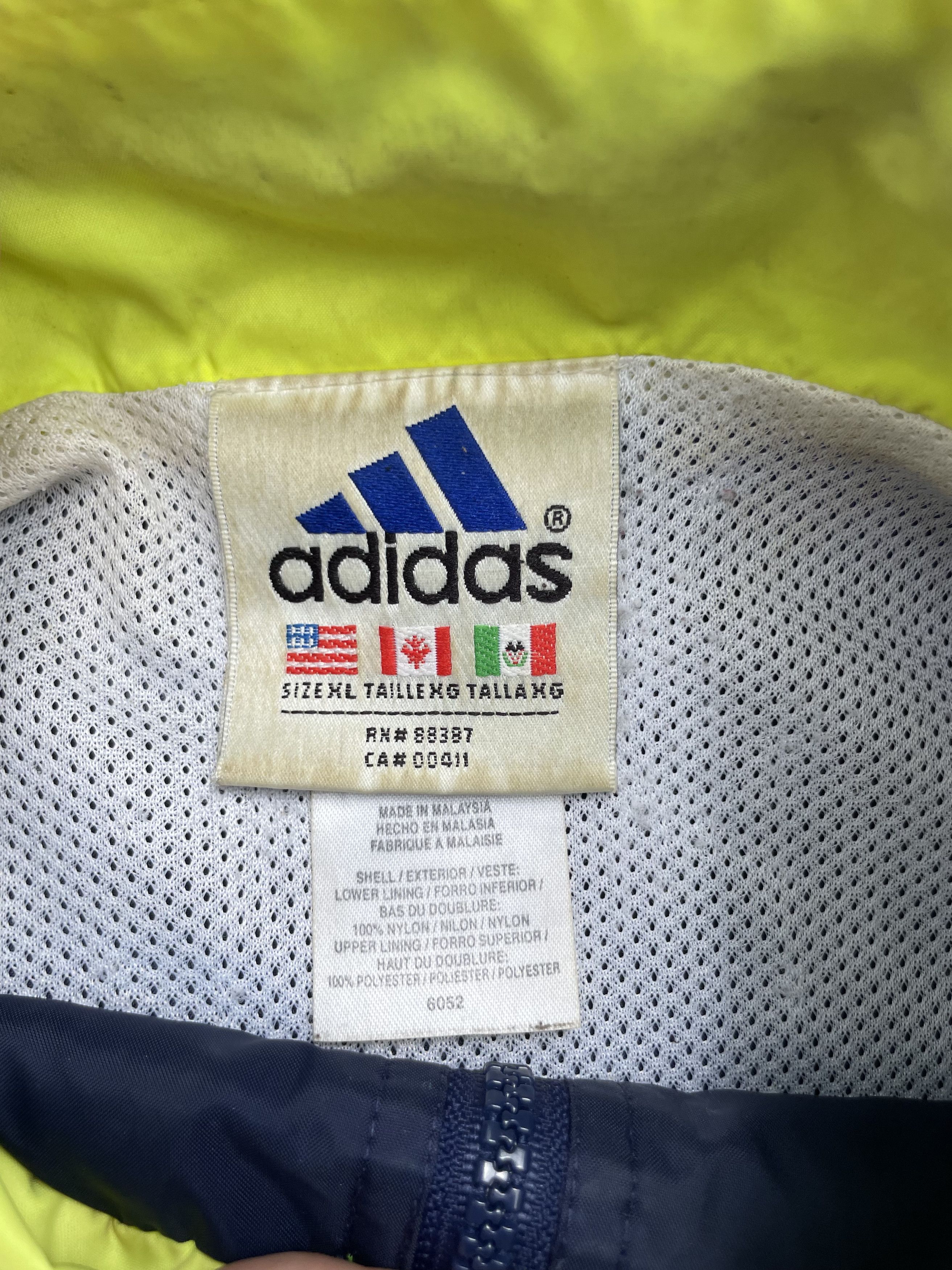 Adidas × Vintage Vintage Adidas Windbreaker Size US XL / EU 56 / 4 - 3 Thumbnail