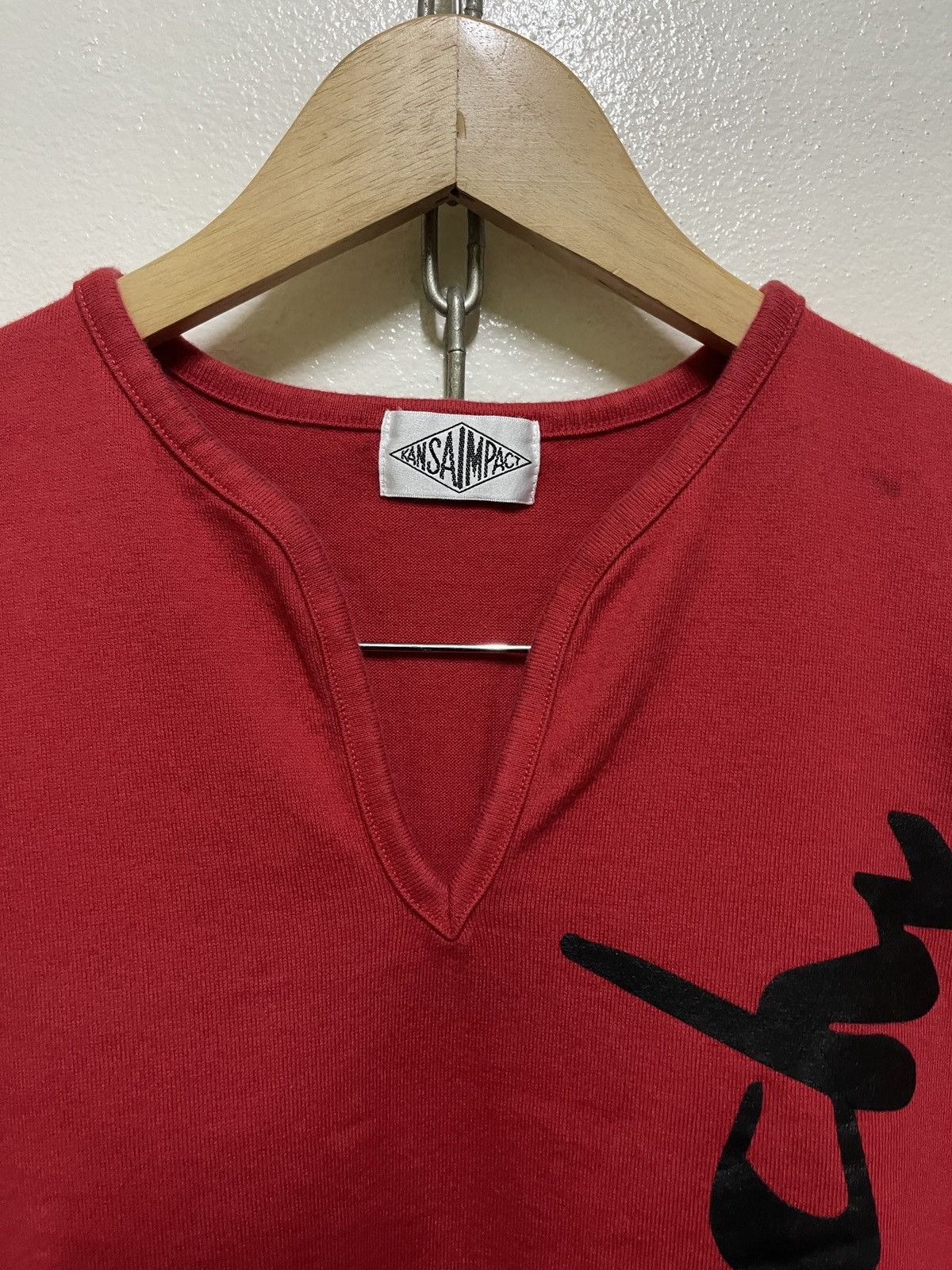 Japanese Brand × Kansai Yamamoto Kansai Impact T Shirt Printed Size XL / US 12-14 / IT 48-50 - 4 Thumbnail