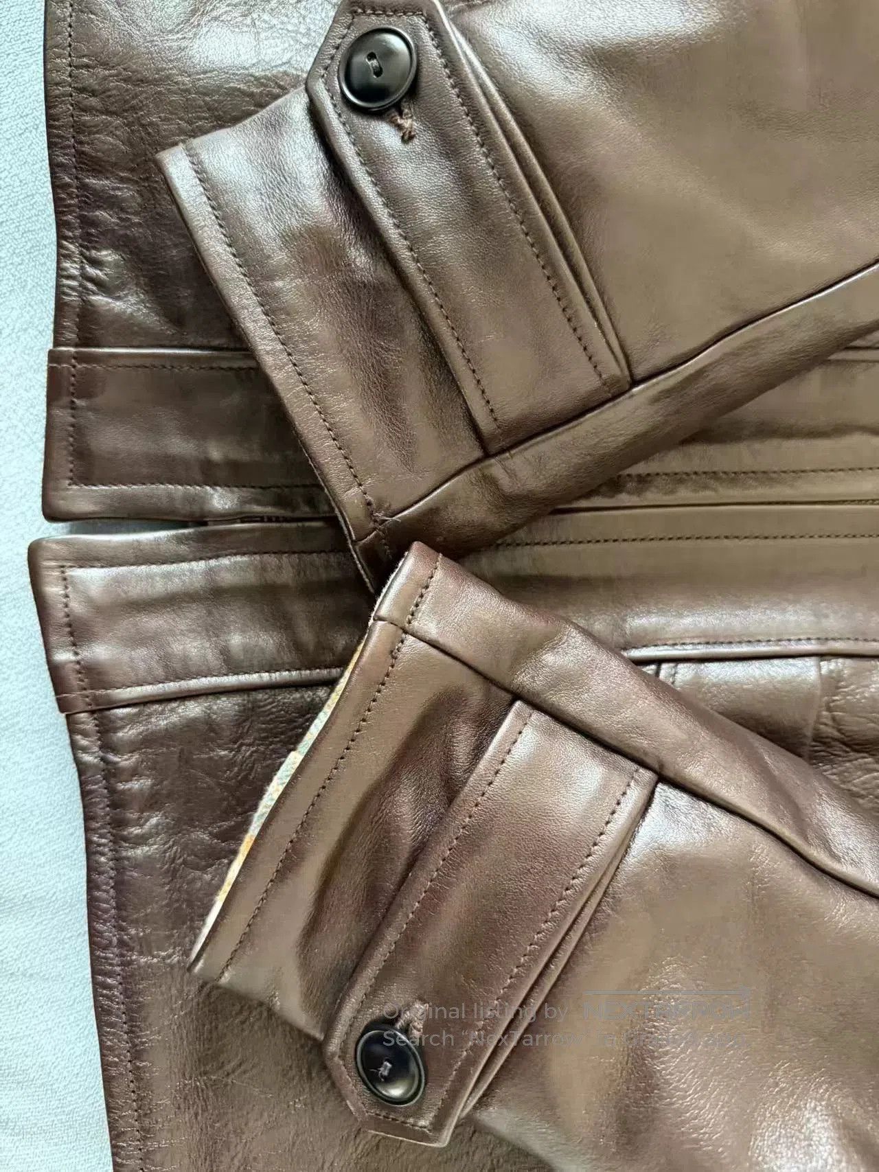 Rainbow Country Rare Vintage Bear Leather Jacket. Size US M / EU 48-50 / 2 - 8 Thumbnail