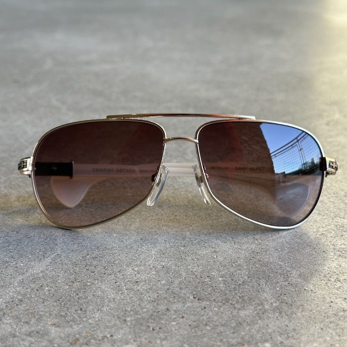 Chrome Hearts “BABY BEAST” Gradient Lens Aviator Sunglasses Size ONE SIZE - 2 Thumbnail