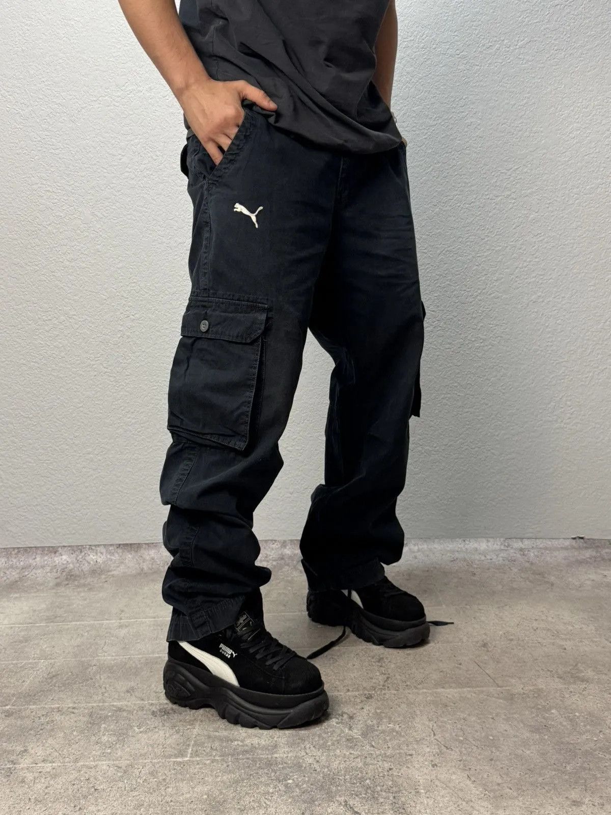 Puma Vintage Cargo Puma Bontage Baggy Japan Tornado y2K diesel Size US 32 / EU 48 - 1 Thumbnail
