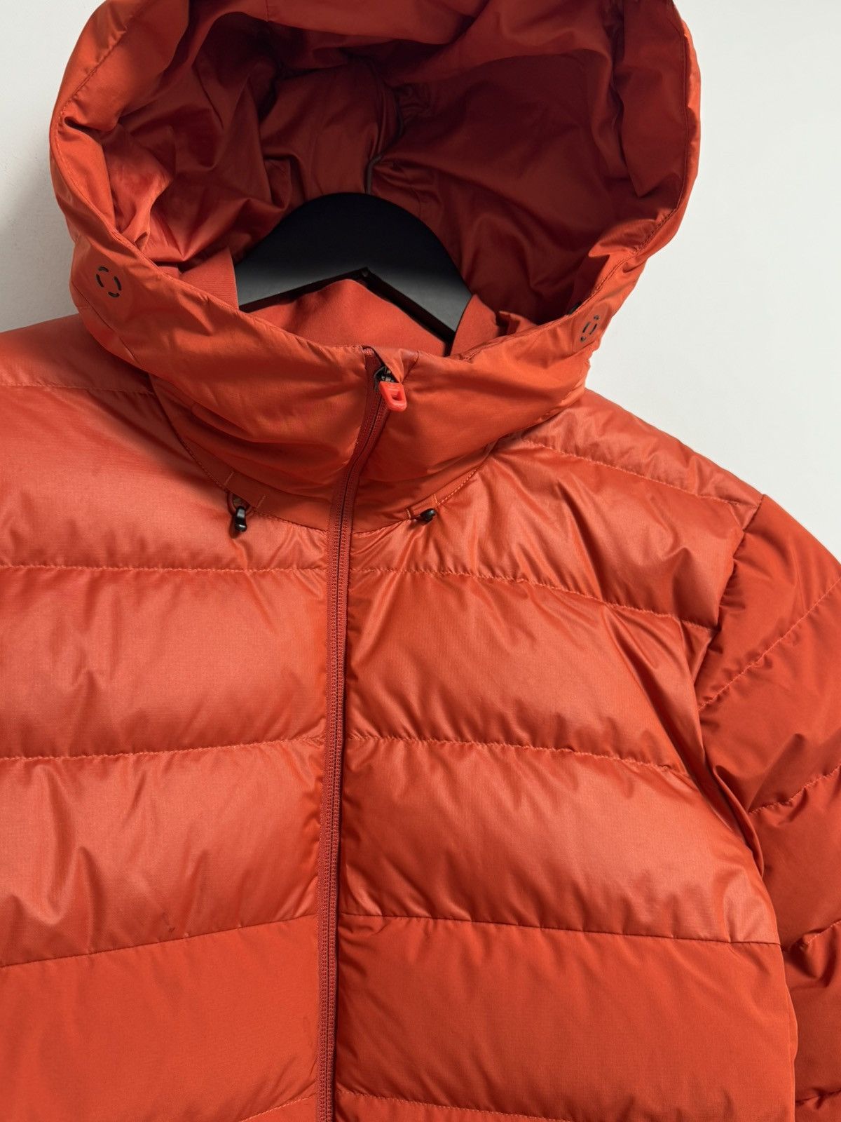 Odlo Down Jacket Red Hooded Puffer Winter Outdoor Men’s