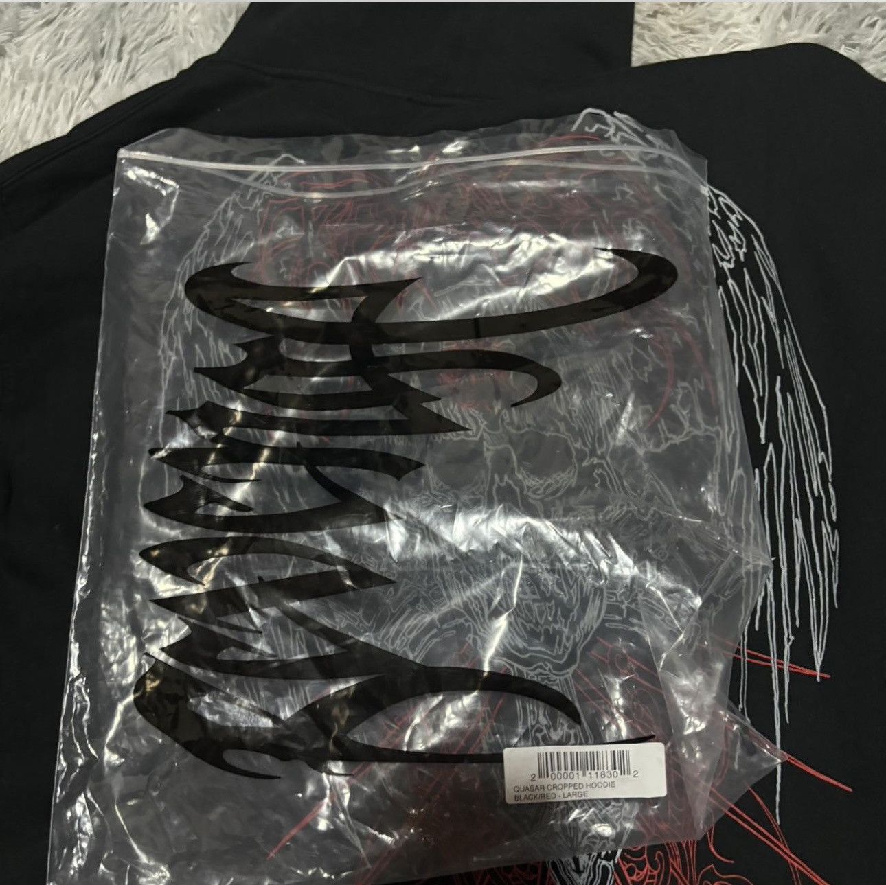 Revenge revenge “quasar” cropped hoodie Size US L / EU 52-54 / 3 - 5 Thumbnail