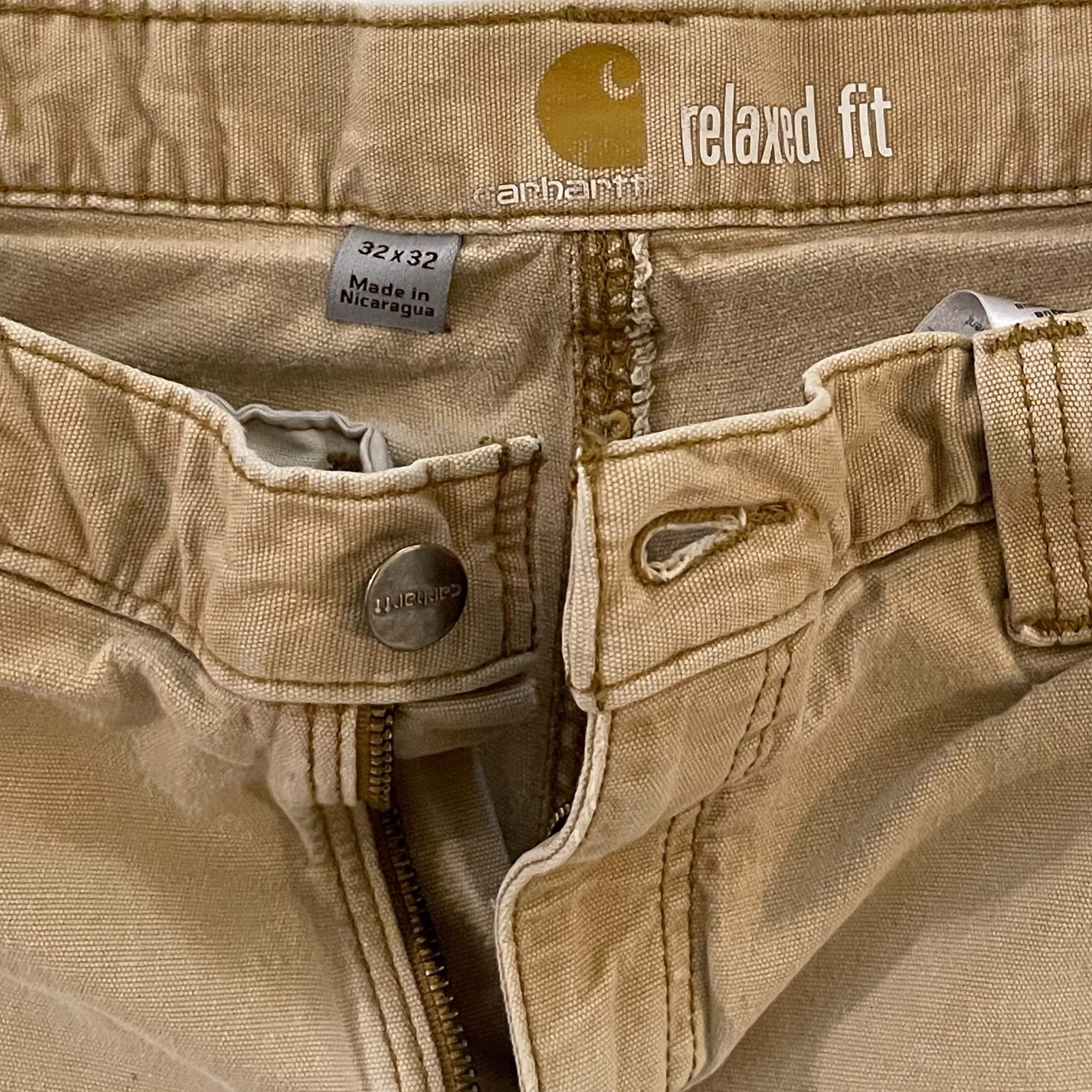 Carhartt Vintage Carhartt Double Front – Distressed Rugged Streetwear Size US 32 / EU 48 - 3 Thumbnail