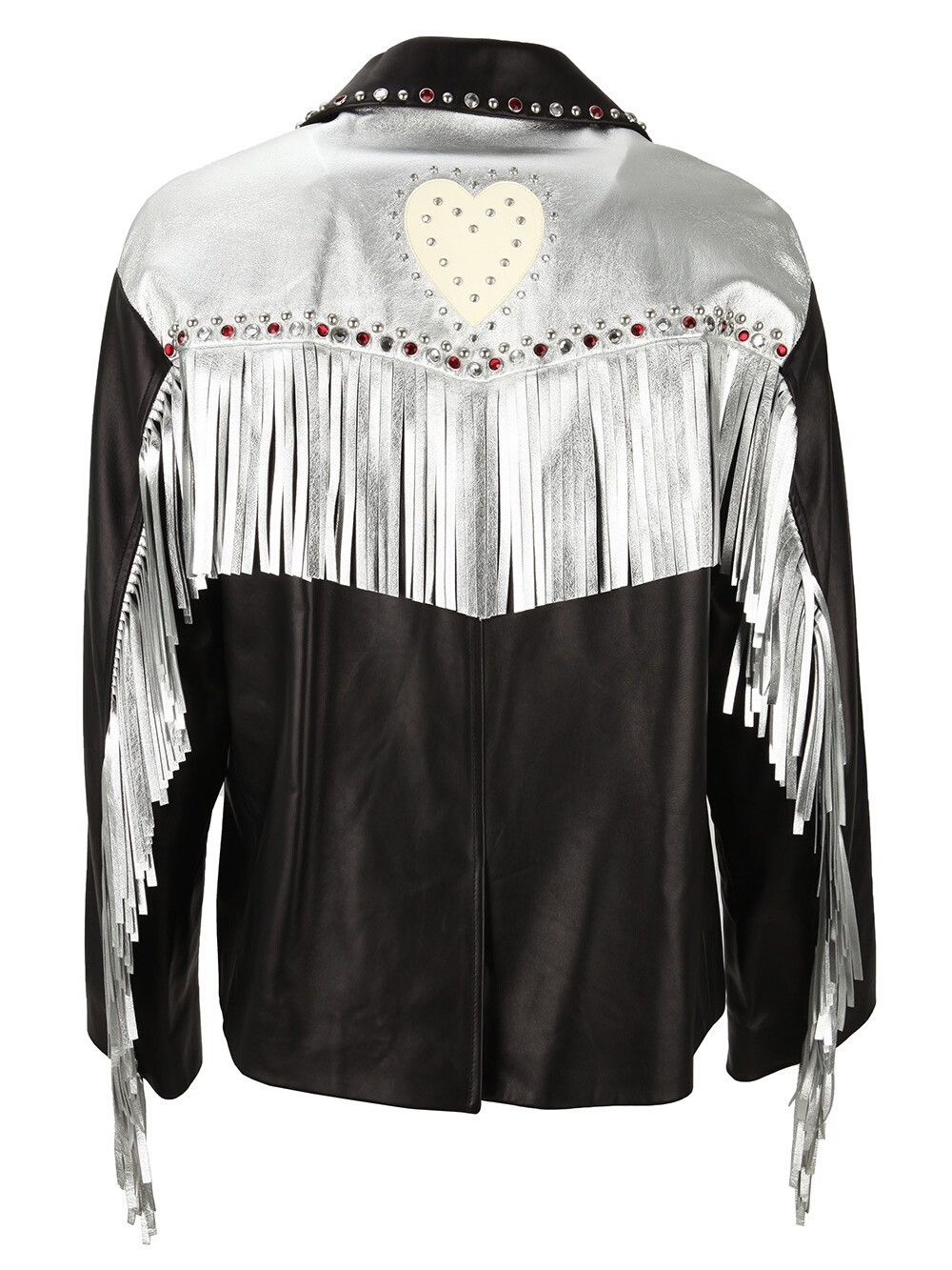 Miu Miu Miu Miu Handcrafted Beaded Leather Jacket Size S / US 4 / IT 40 - 1 Thumbnail