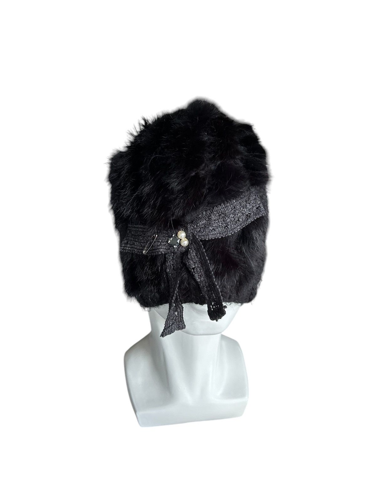 Japanese Brand × Kapital × Vintage Japanese Style Knitted Fur Beanie Hats Rare☠️☠️🎌 Size ONE SIZE - 3 Thumbnail