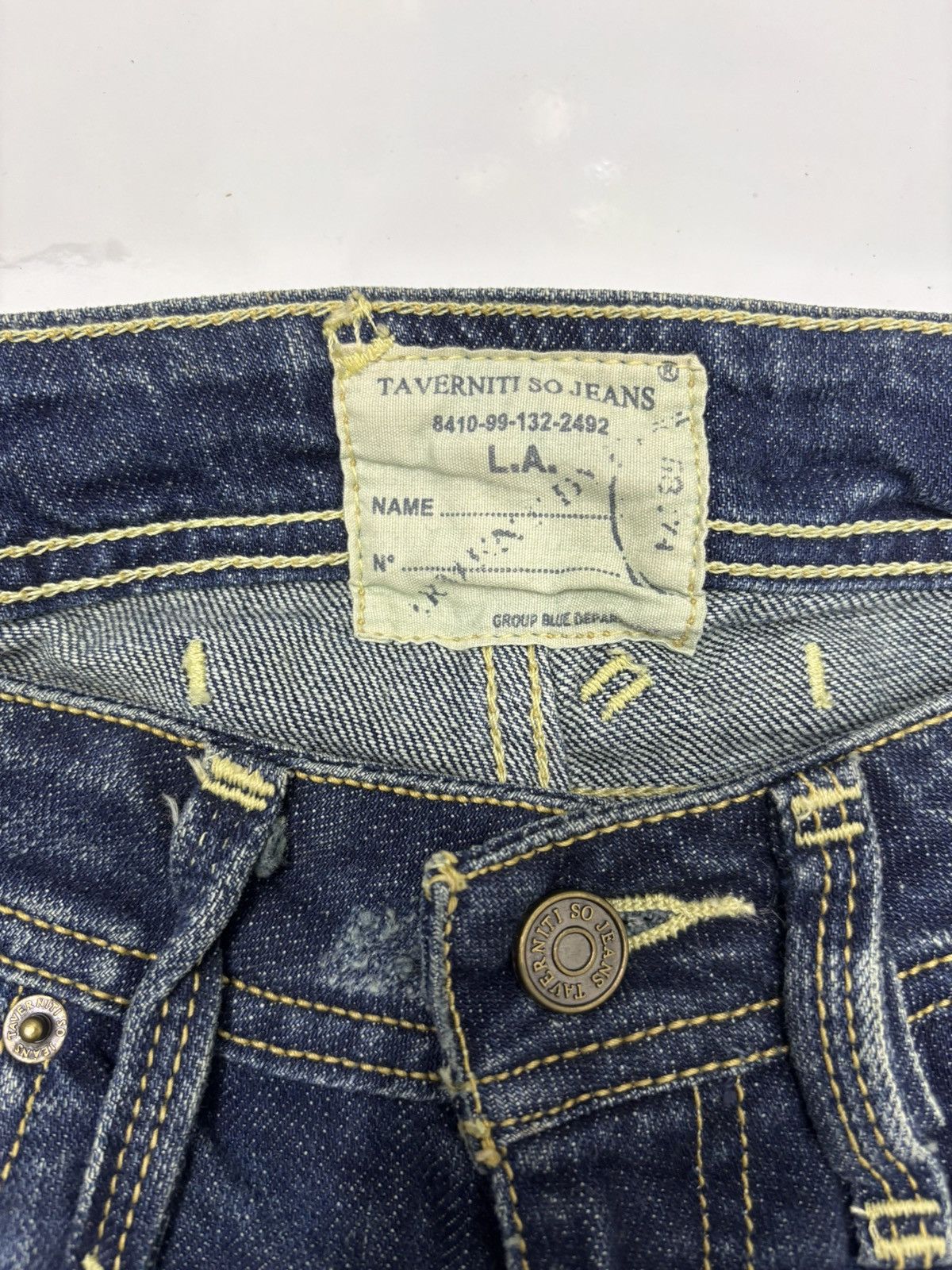 Ben Taverniti Unravel Project × Jimmy Taverniti × Taverniti Taverniti So Jeans Flared Jeans Bootcut Denim Jeans Size 27" / US 4 / IT 40 - 9 Thumbnail