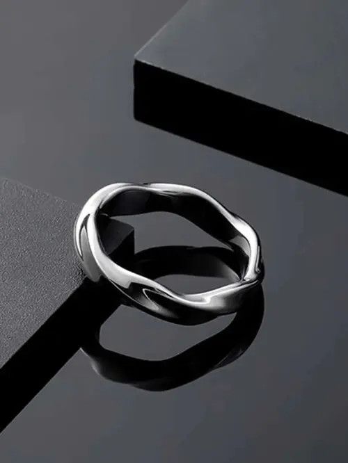 Ring Of Fire Retro Punk Vintage Minimal Ring Stainless Steel Size ONE SIZE - 3 Thumbnail