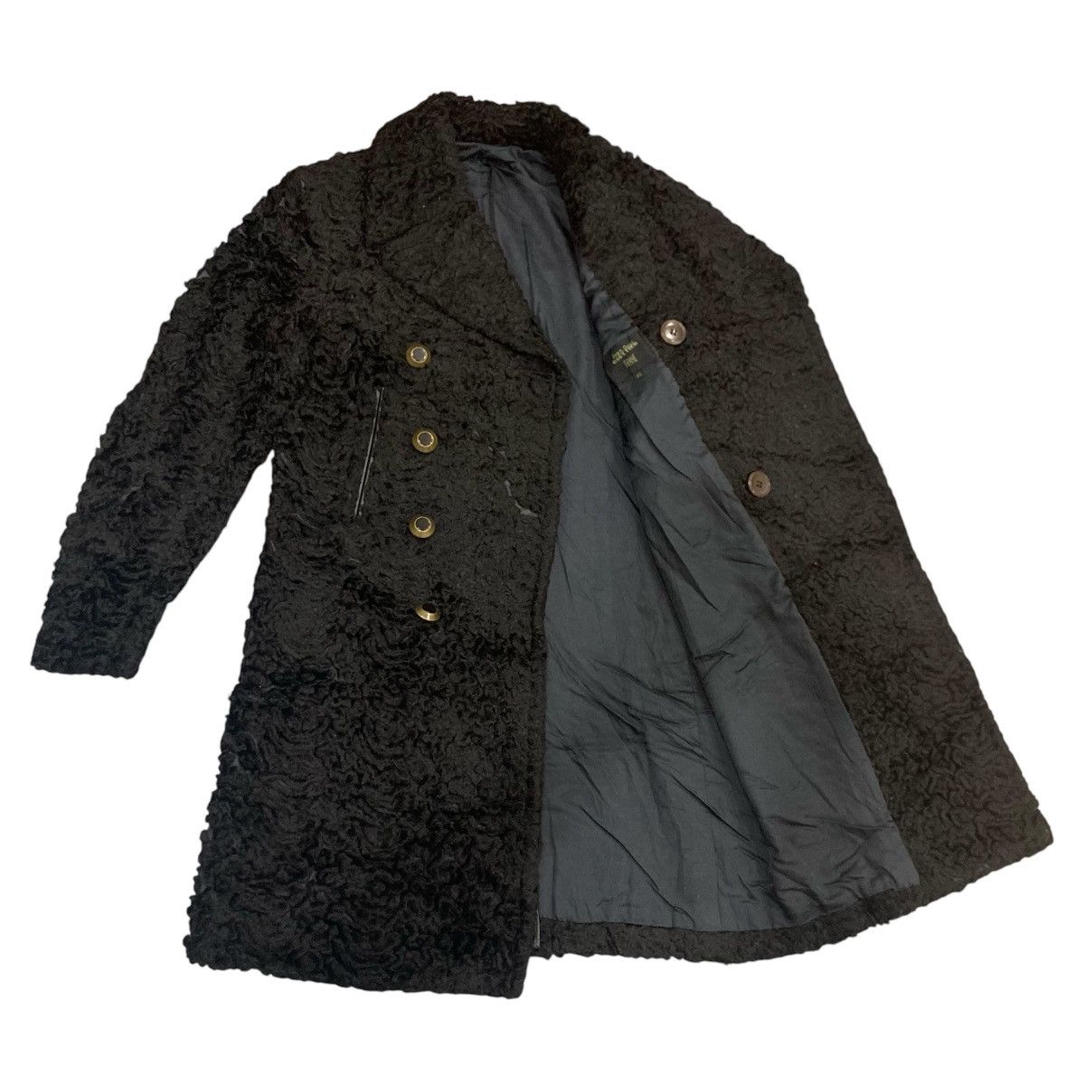 Jean Paul Gaultier DISTRESSED JEAN PAUL GAULTIER FEMME FAUX FUR JACKET Size S / US 4 / IT 40 - 2 Thumbnail