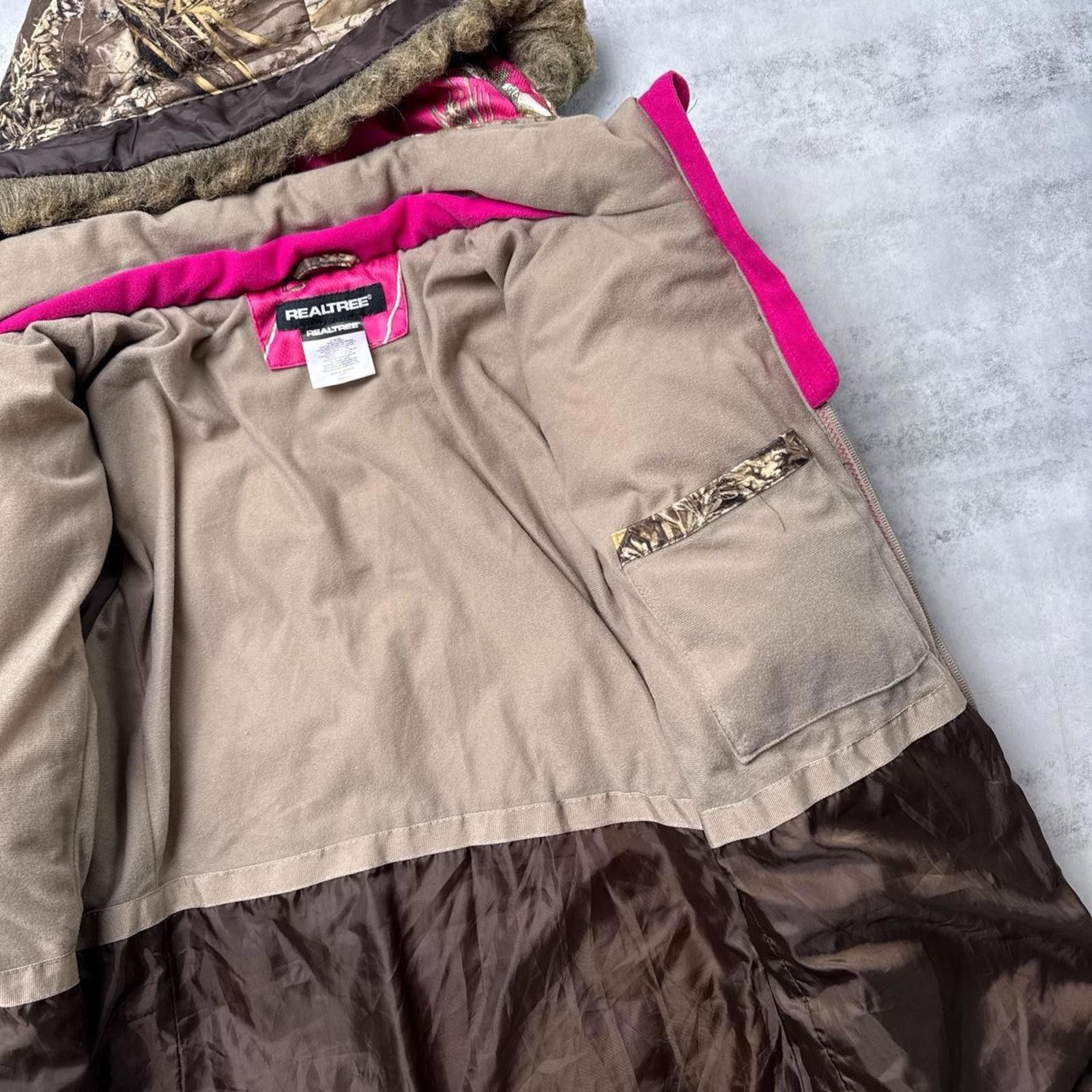 Realtree Y2K Realtree Hooded Polar Camo Jacket Size XL / US 12-14 / IT 48-50 - 7 Thumbnail