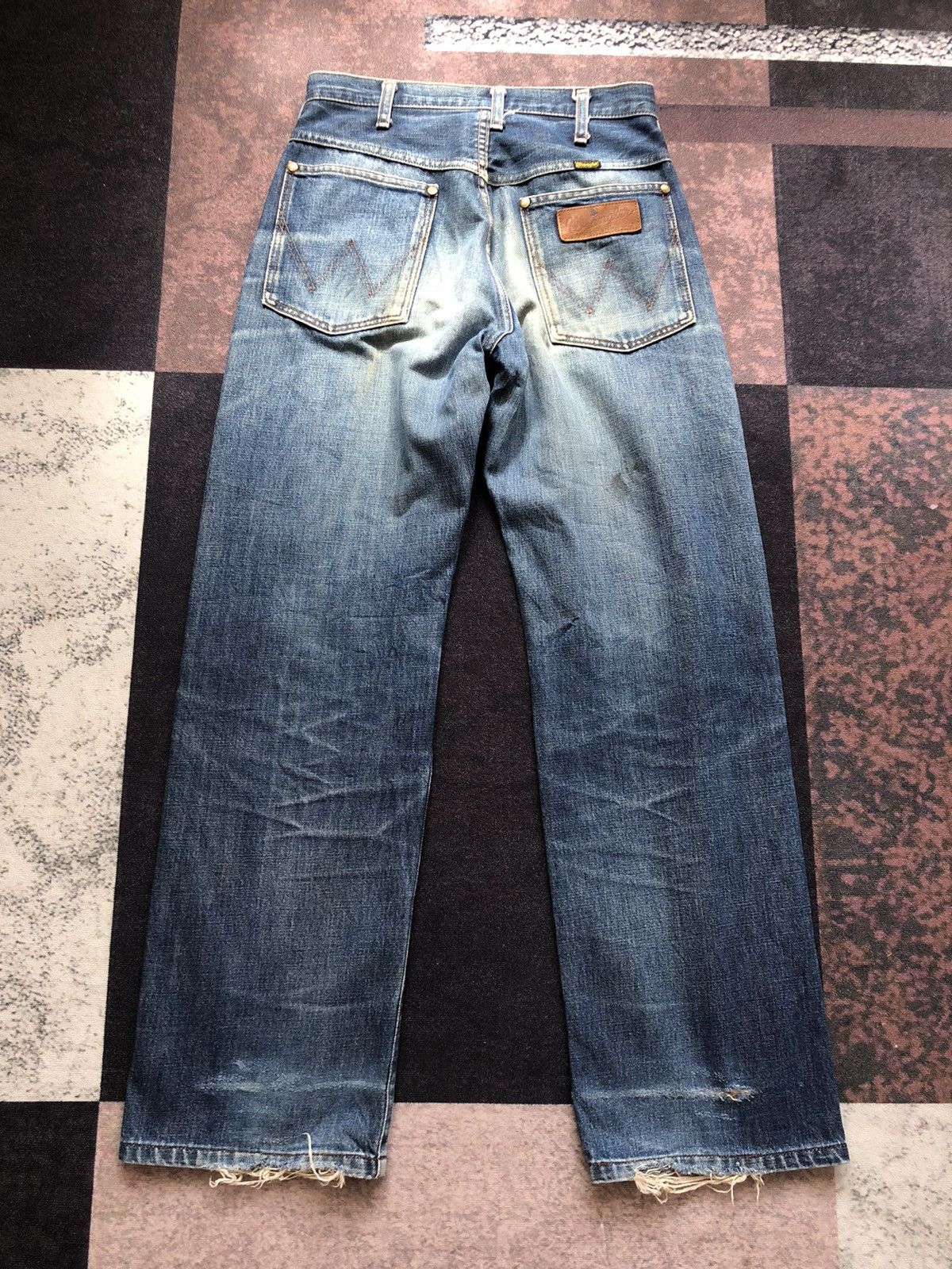 If Six Was Nine Vintage 80s Wrangler Blue Bells Selvedge Jeans Size US 28 / EU 44 - 7 Thumbnail