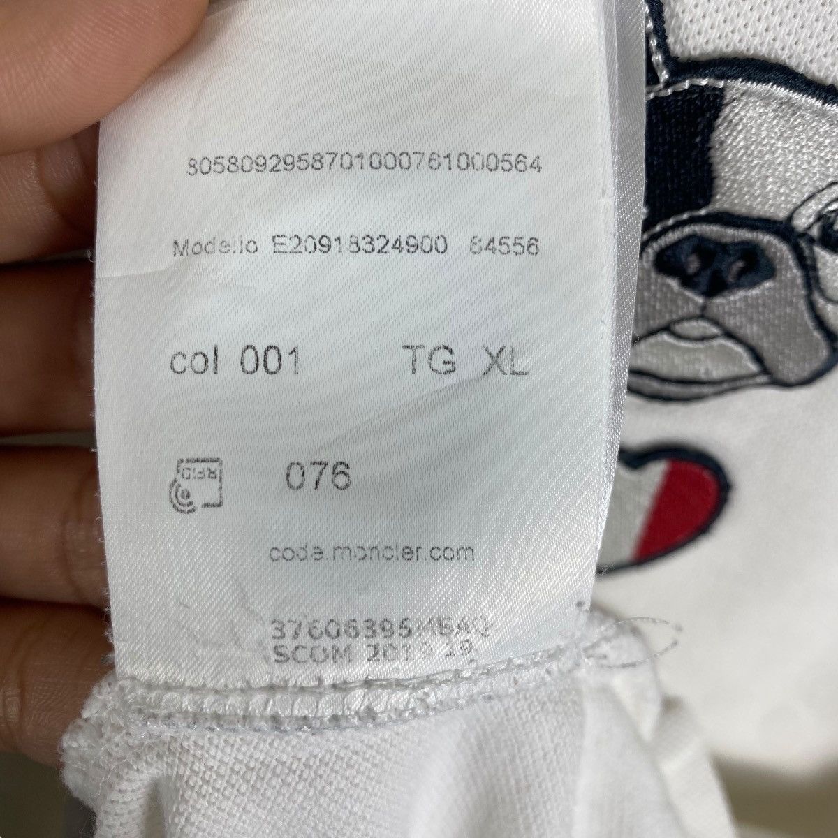 Moncler MONCLER Embroidey Logo Polo Shirt Extra Large Size Size US XL / EU 56 / 4 - 9 Thumbnail
