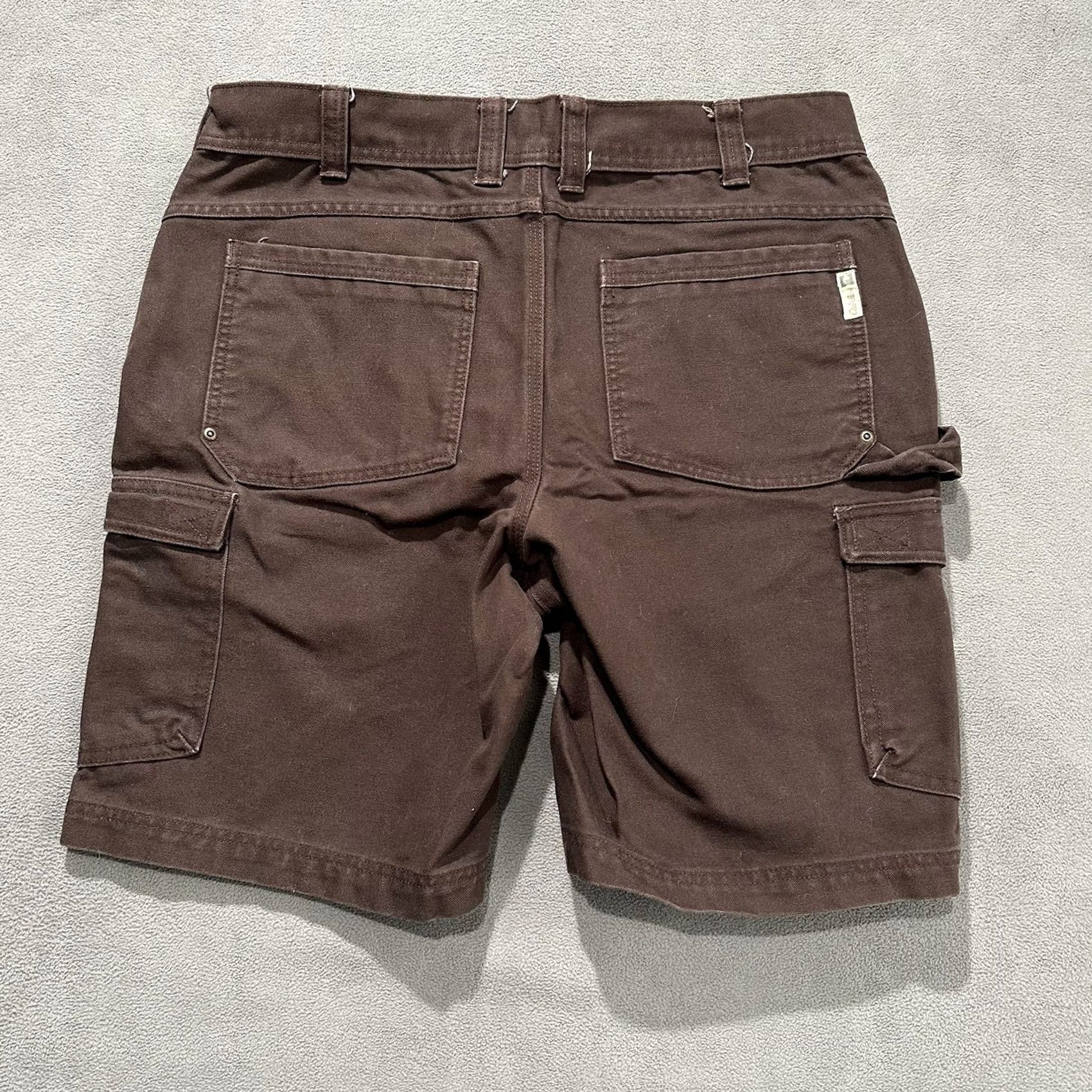 Vintage Cabela's Shorts Mens 36 Brown Canvas Cargo Carpenter Hammer Loop Heavy Duty Work Size US 36 / EU 52 - 2 Thumbnail