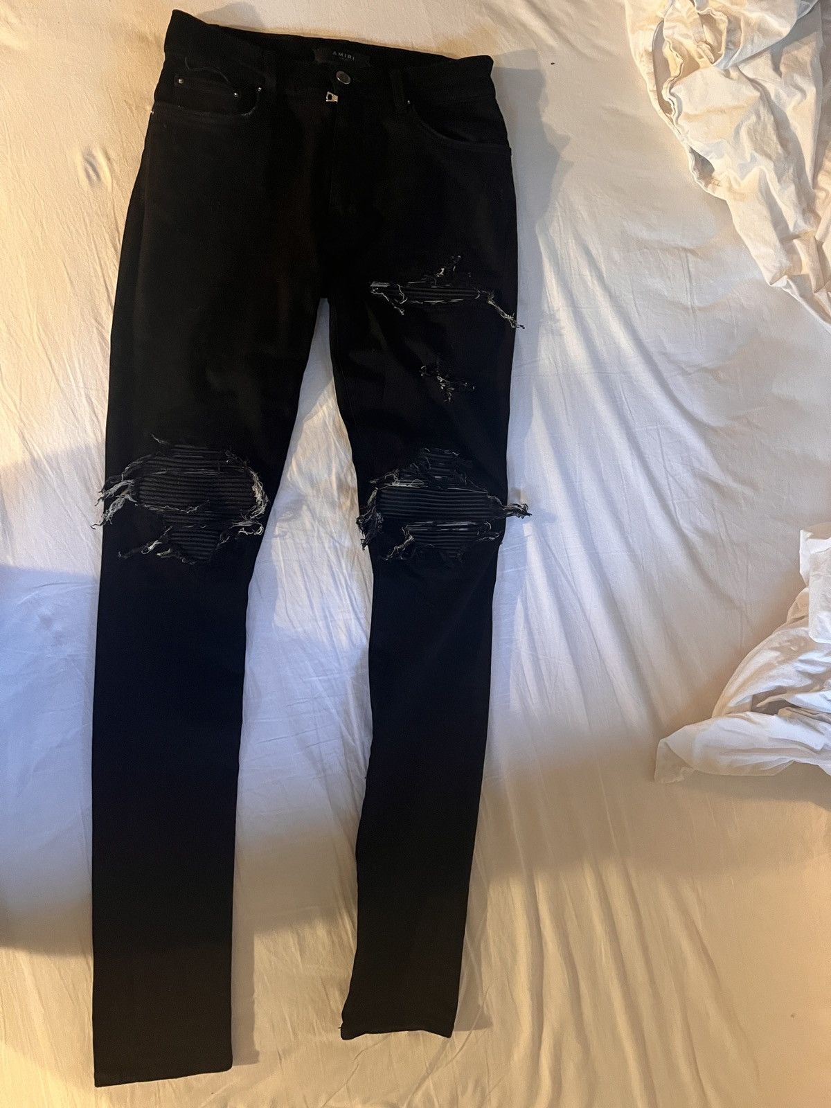 image of Amiri Mx1 Jeans in Black, Men's (Size 30)