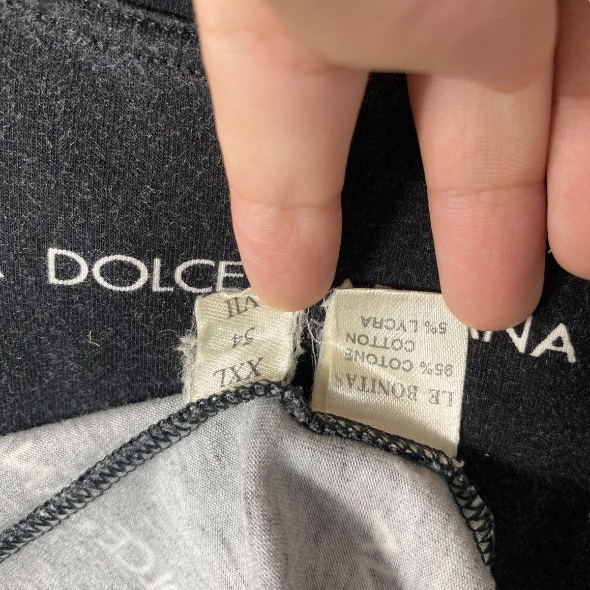 Dolce & Gabbana Vintage D&G Intimo Stripes Ovp Logo T-Shirt Size US XXL / EU 58 / 5 - 7 Thumbnail