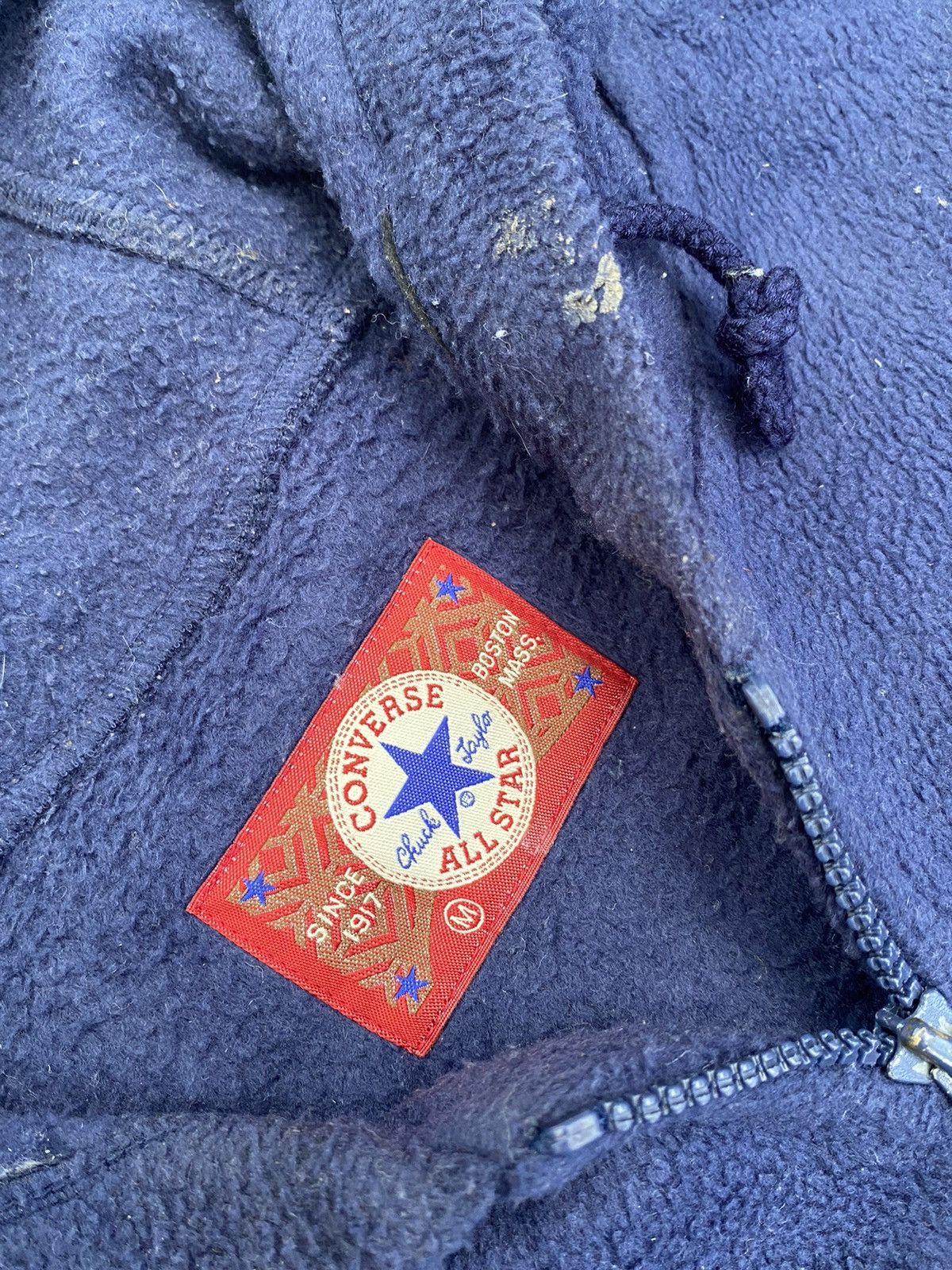 Converse × Vintage Vtg Converse Fleece Hoodie Big Logo Size US M / EU 48-50 / 2 - 8 Thumbnail