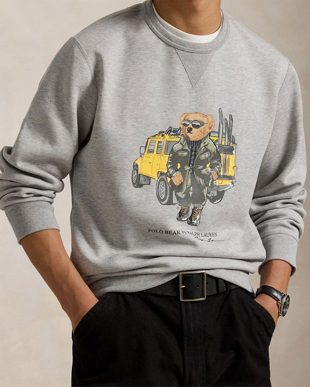 Polo Ralph Lauren o1s22i1n0125 Polo Bear Crewneck Sweatshirt in Grey Size US XL / EU 56 / 4 - 3 Thumbnail