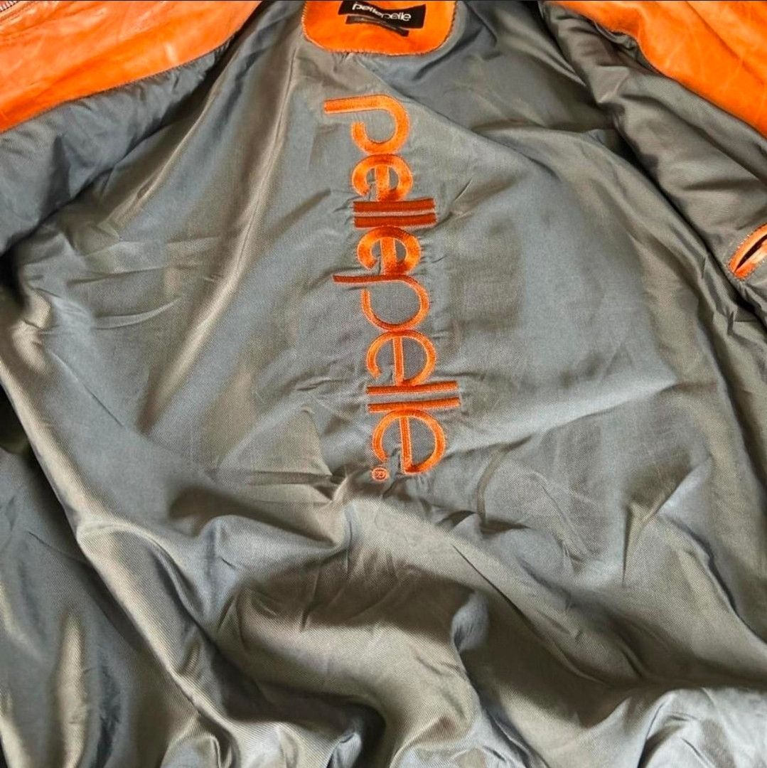 Pelle Pelle Vintage Butter Soft Rust Orange Pelle Pelle Bomber SZ 54 Size US XL / EU 56 / 4 - 5 Thumbnail
