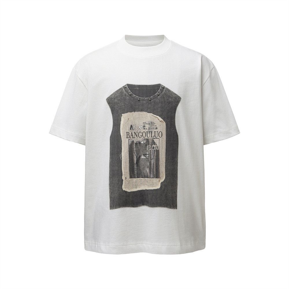 Japanese Brand Men's Casual Hip-Hop Style Printed Short-Sleeve T-Shirt Size US M / EU 48-50 / 2 - 1 Thumbnail