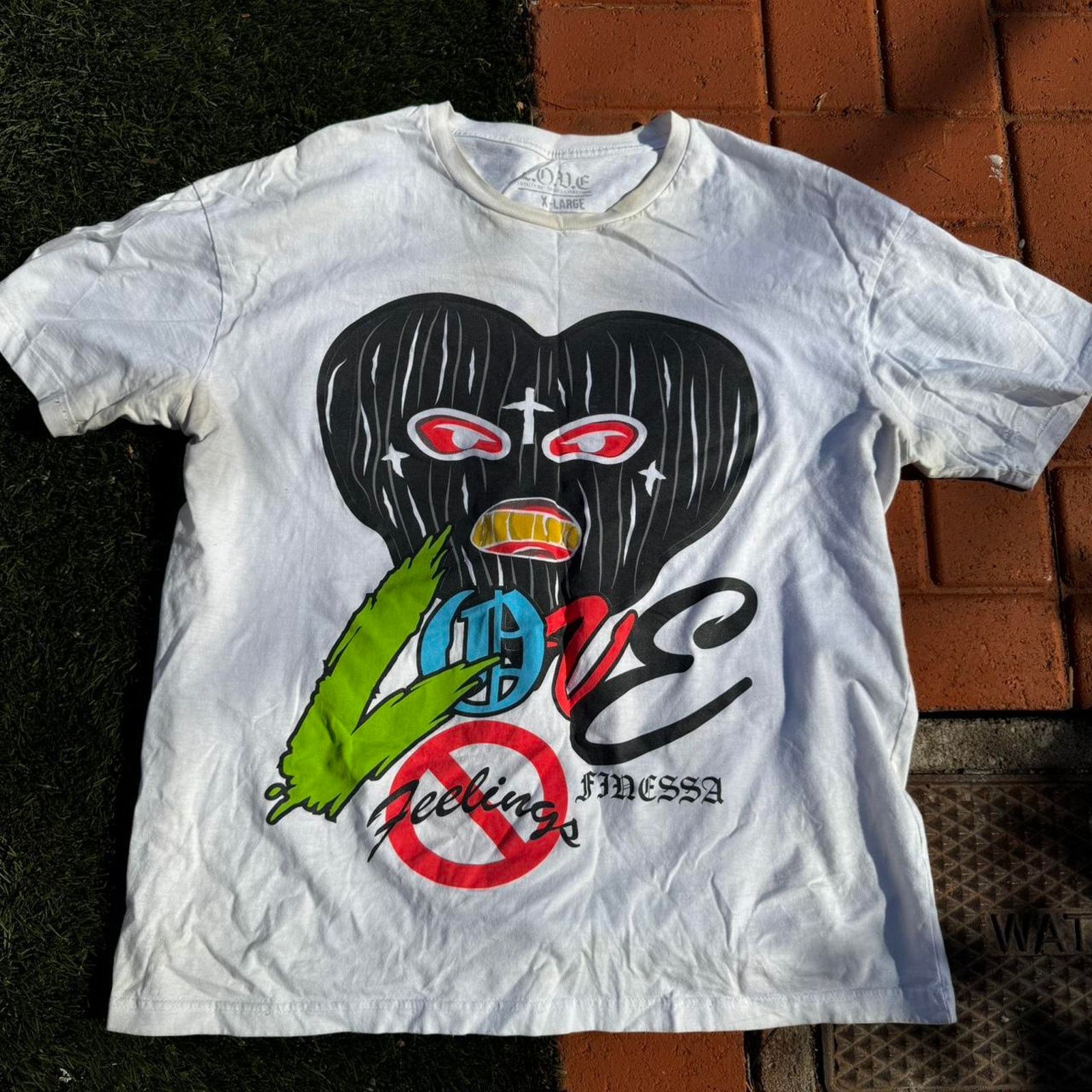 Other Men's XL White & Black Love Finessa T-Shirt Size US XL / EU 56 / 4 - 1 Thumbnail