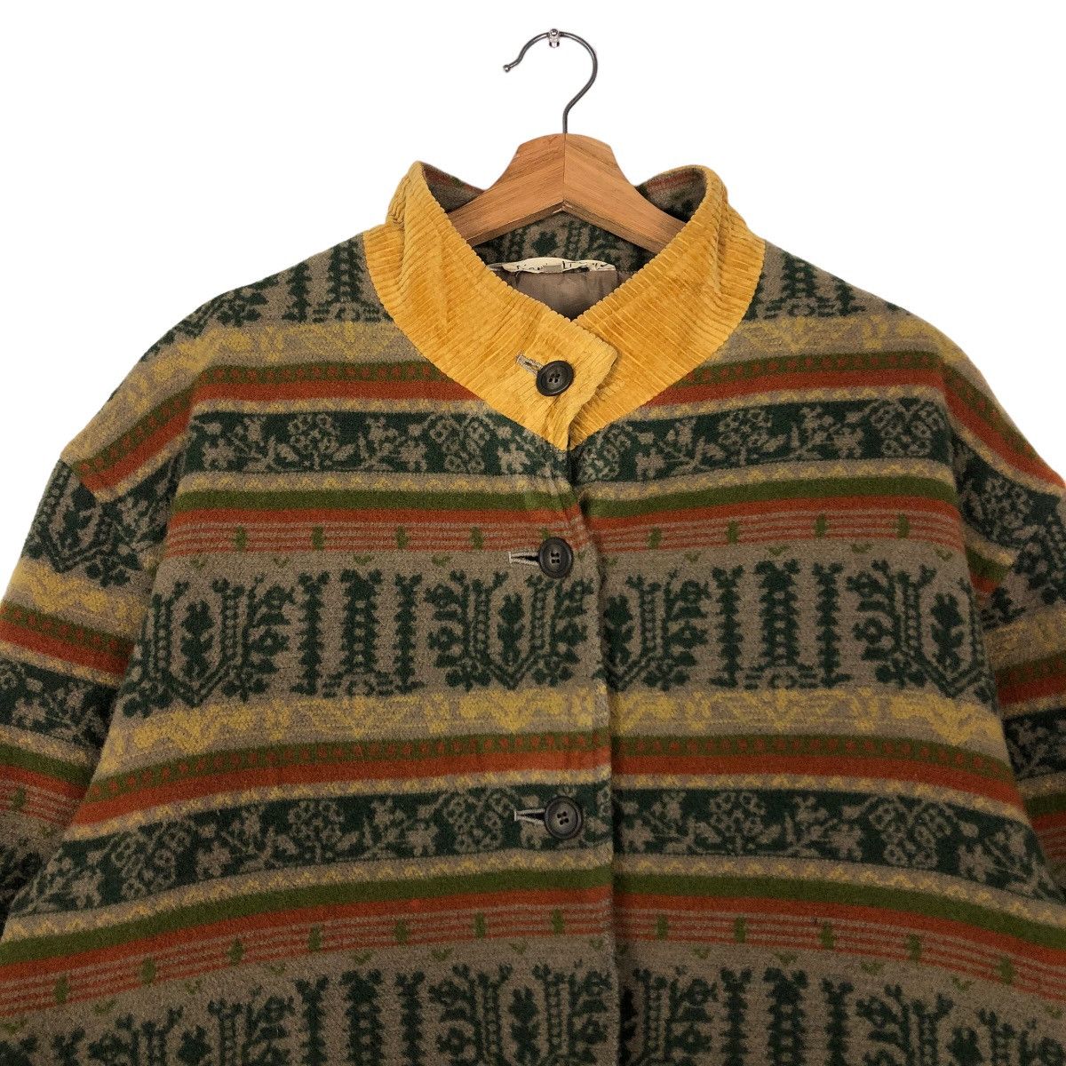 Japanese Brand 🔥Vintage Wool Jacket Simple Life Colour Mix Issey Miyake Size US M / EU 48-50 / 2 - 3 Thumbnail