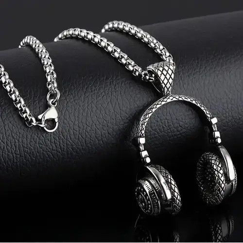 VIBE Dj Music Headphones Necklace Size ONE SIZE - 2 Thumbnail