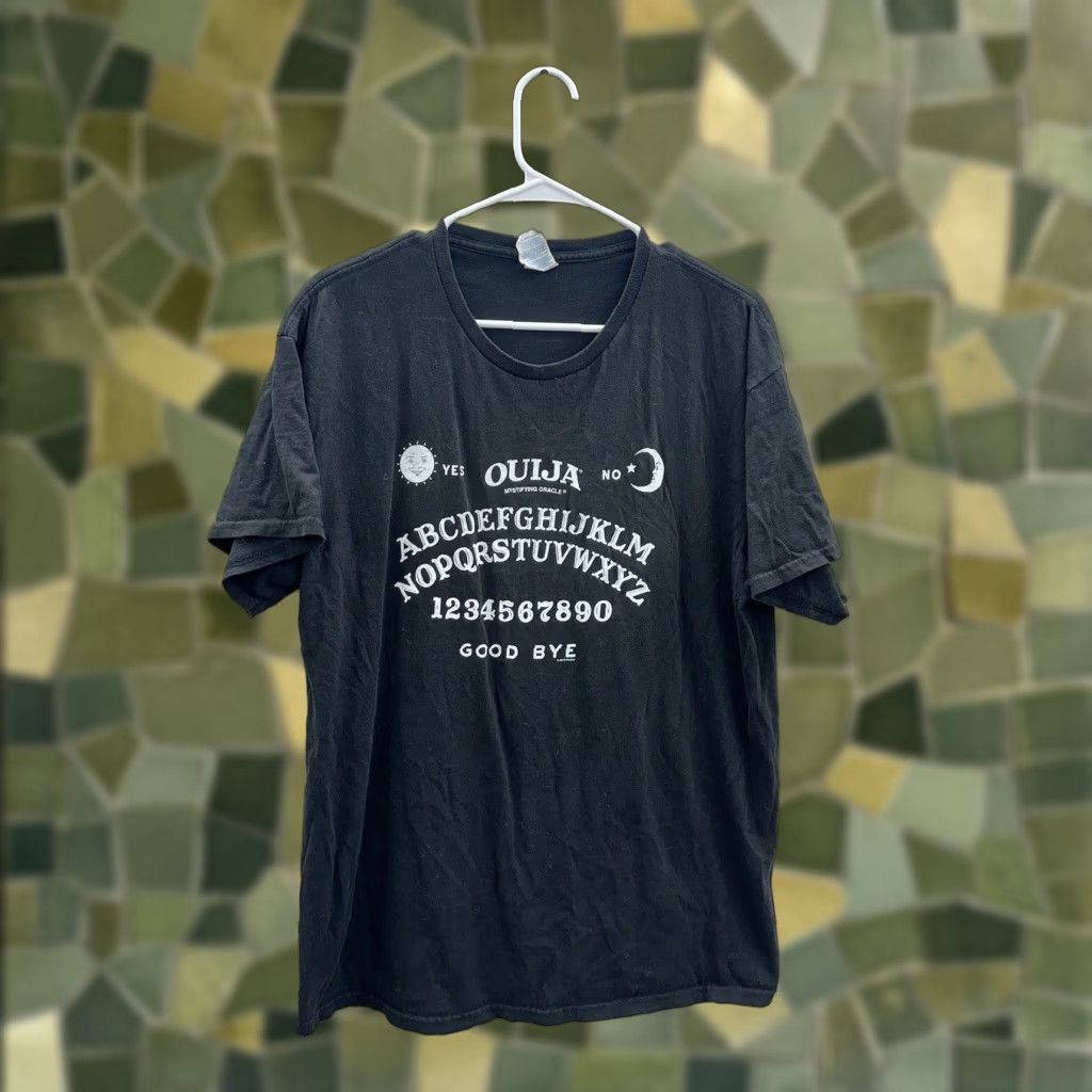 Delta Delta Brand T-Shirt Size Large Black Graphic Ouija Board Short Sleeve Shirt Size L / US 10 / IT 46 - 1 Thumbnail