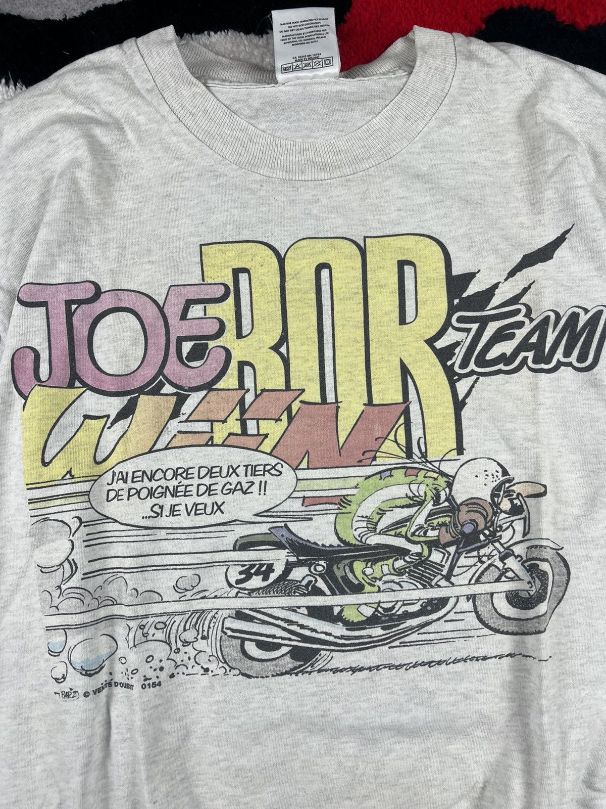 Vintage Vintage Joe Bar Team 90s Motorcycle Racing Y2K Tee Shirt Size US L / EU 52-54 / 3 - 7 Thumbnail