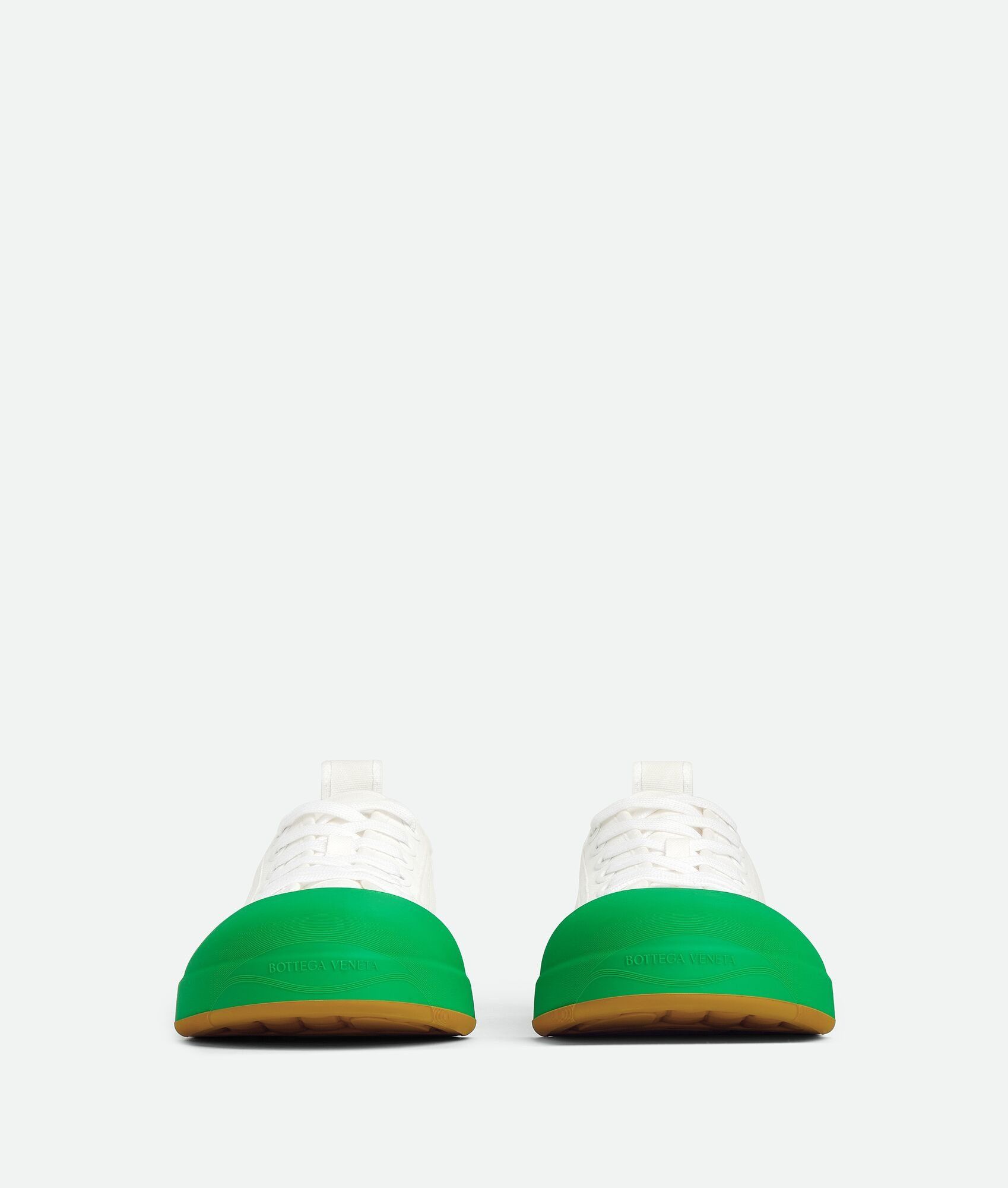 Bottega Veneta o1w1db10225 Vulcan Low-Top Sneakers in White/Green Size US 10 / EU 43 - 2 Thumbnail