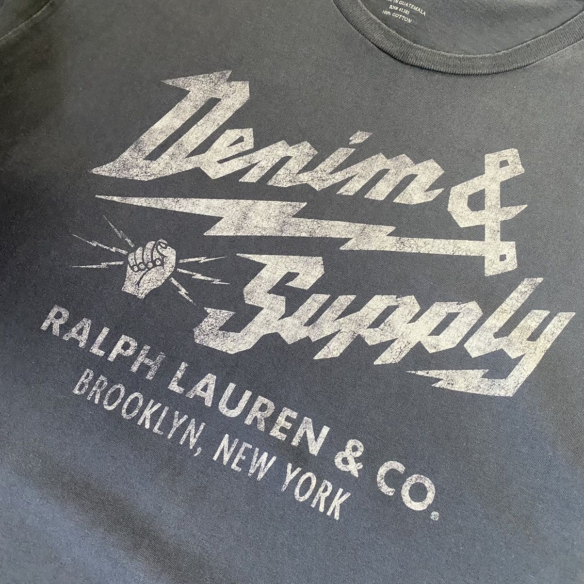 Polo Ralph Lauren Luxury Denim And Supply Ralph Lauren Big logo designer tee Size US XL / EU 56 / 4 - 3 Thumbnail
