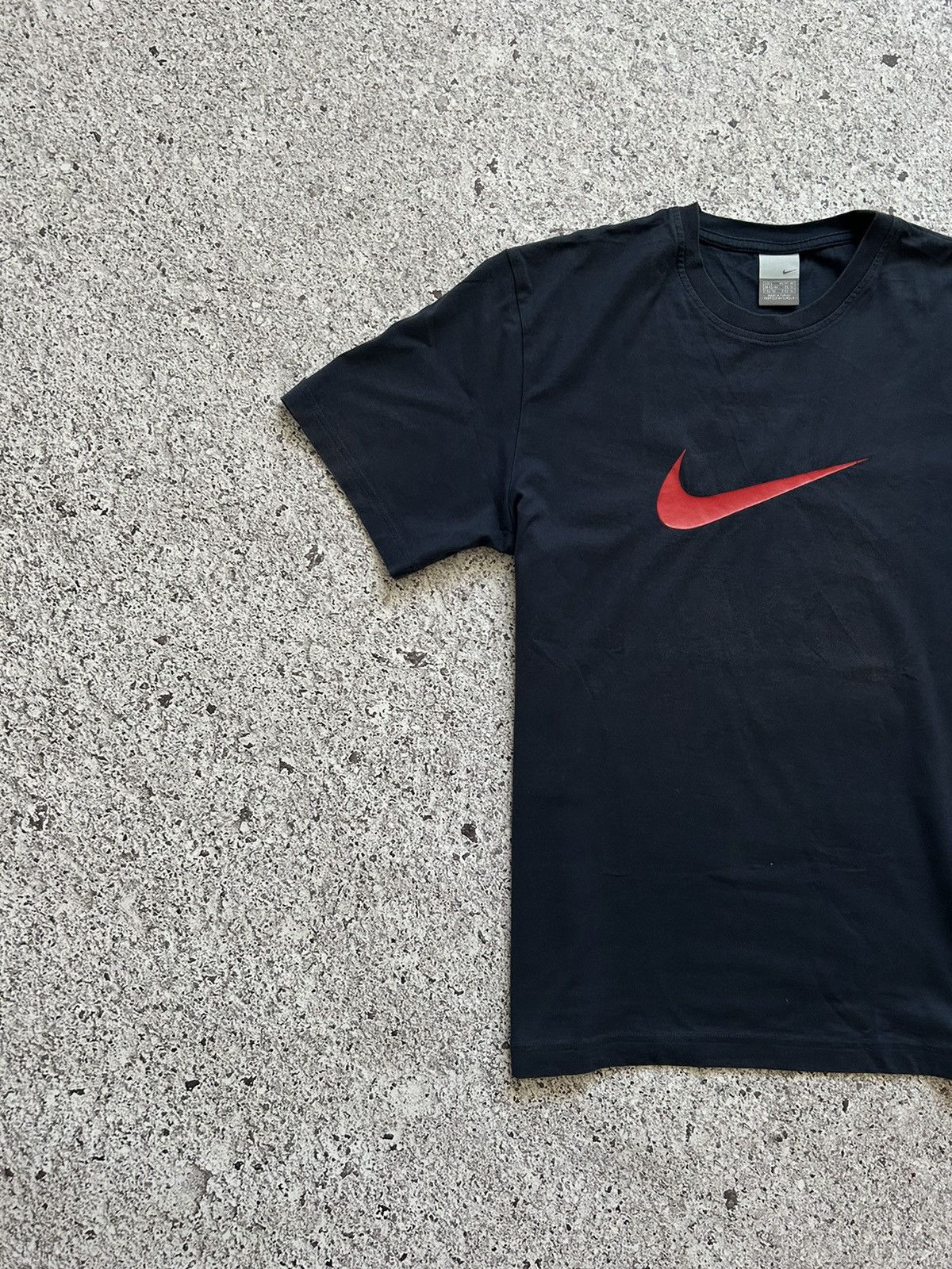 Nike × Vintage 🇺🇸 Vintage 90s Nike Swoosh T-shirt Made In USA Y2K Hype Size US L / EU 52-54 / 3 - 3 Thumbnail
