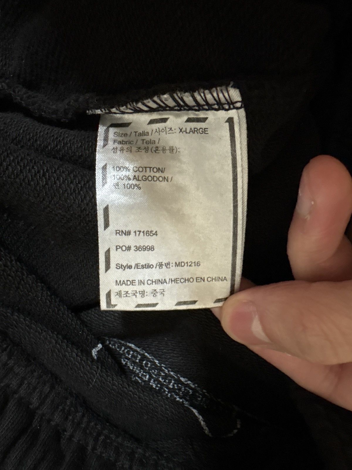 Vlone Vlone Friends Rhinestone Sweatpants Size US 36 / EU 52 - 4 Thumbnail