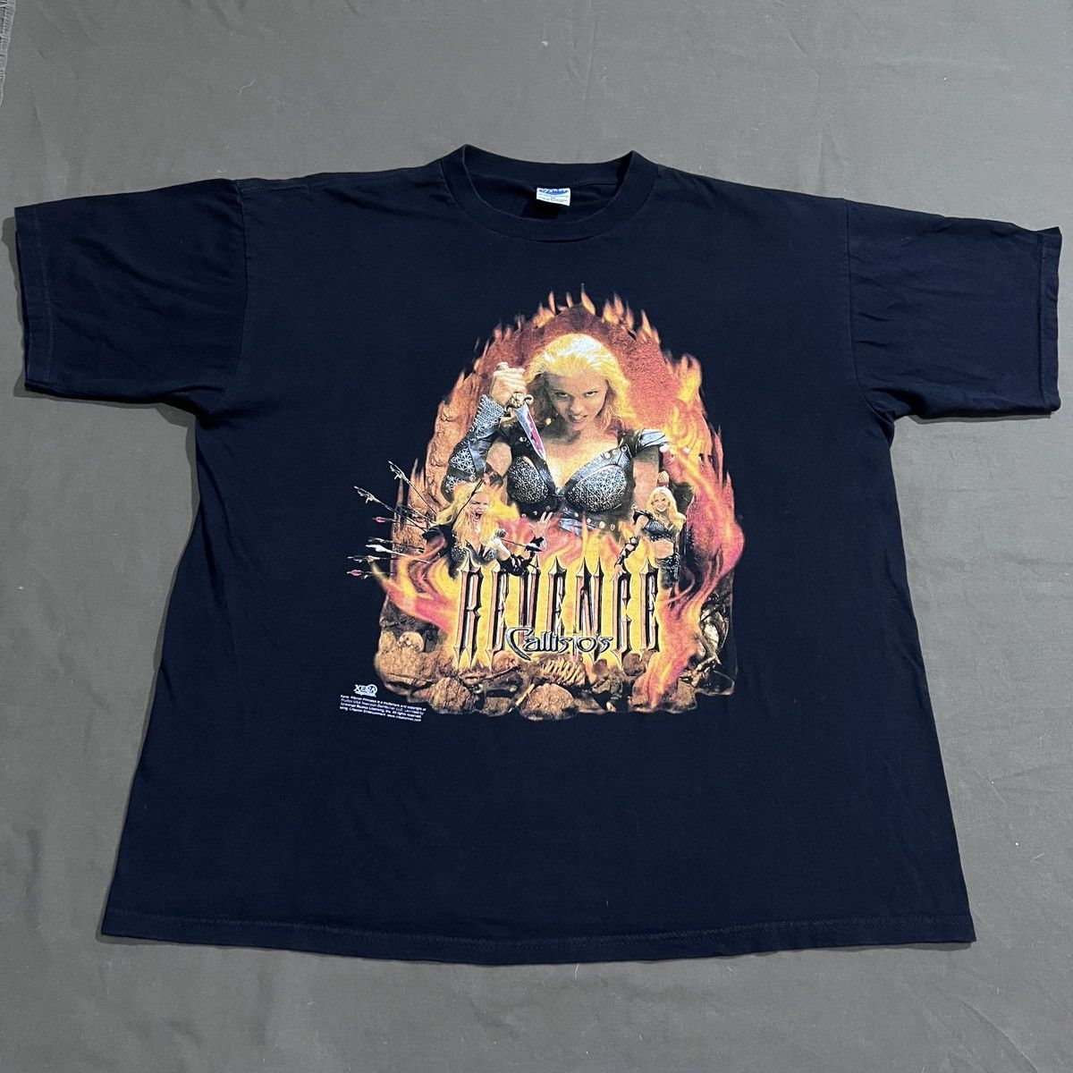 Vintage Vintage 90s Callisto Xena Princess Warrior Fire MovieTee XL Size US XL / EU 56 / 4 - 2 Thumbnail