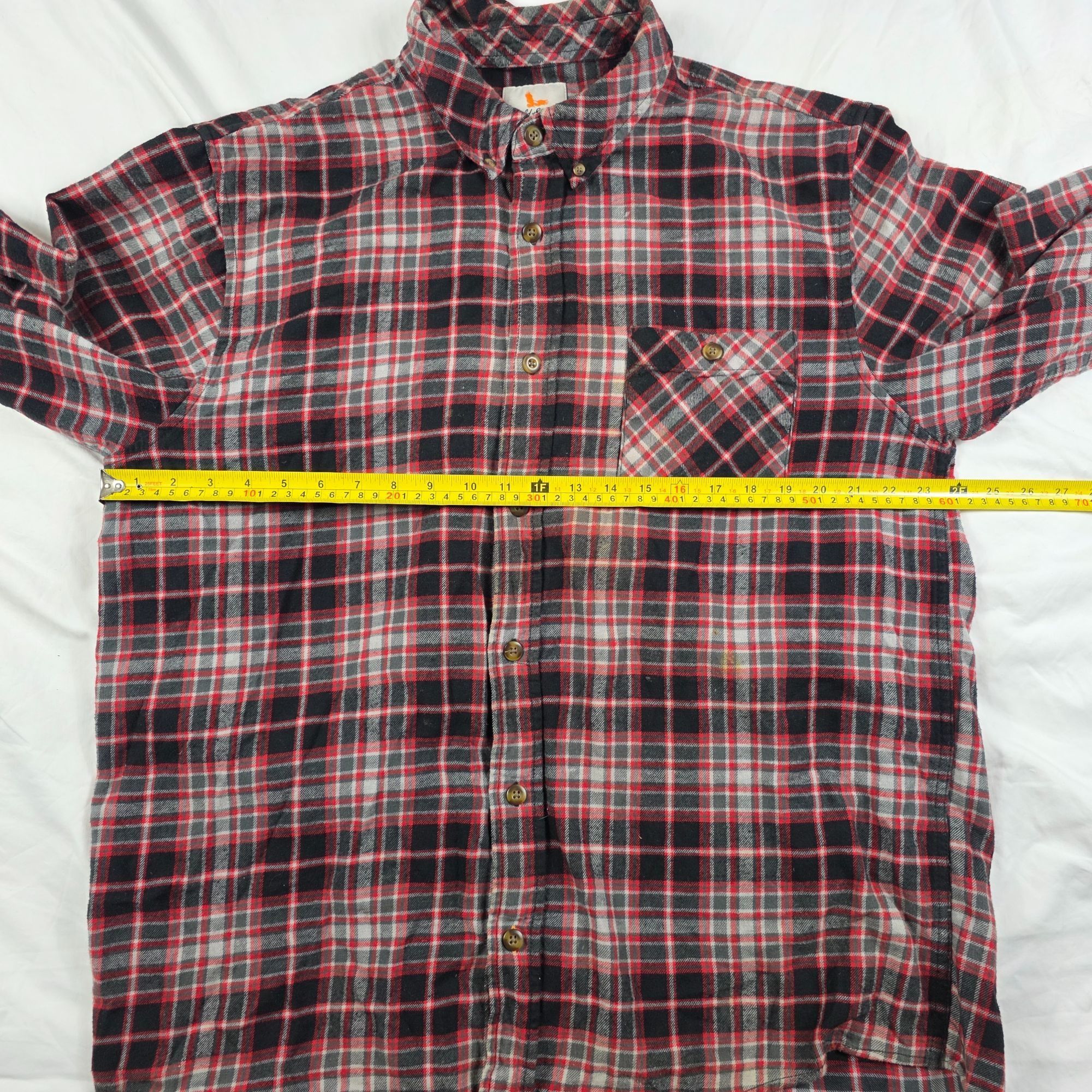 Field & Stream Field & Stream Mens Size XL Red Black Flannel Shirt Plaid Ou Size US XL / EU 56 / 4 - 7 Thumbnail