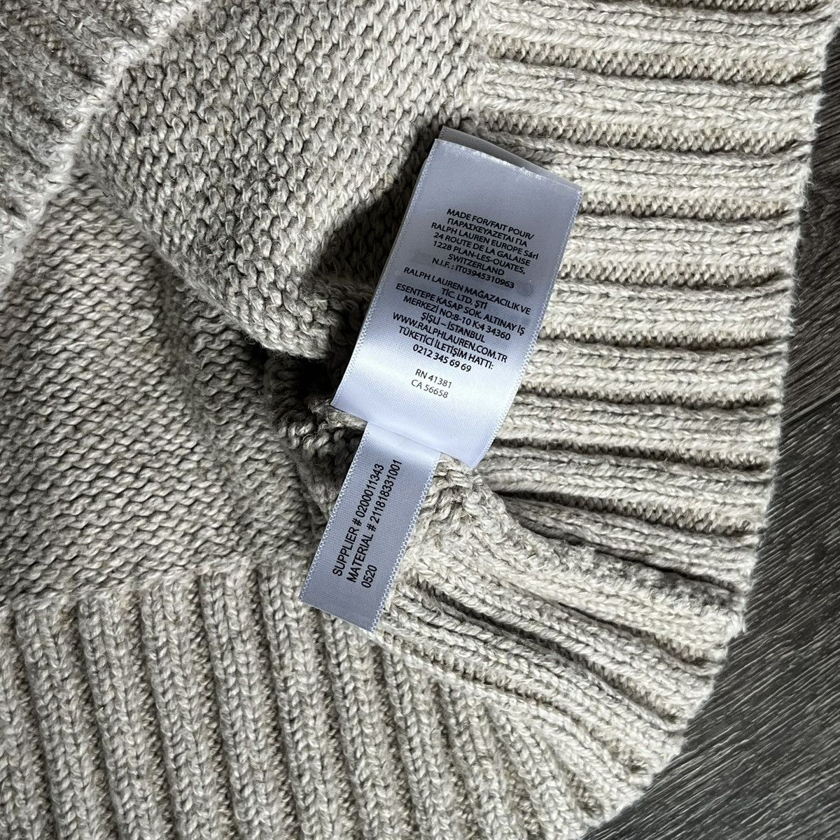Polo Ralph Lauren Vintage Polo Ralph Lauren American Flag Mock Neck Sweater Size US S / EU 44-46 / 1 - 8 Thumbnail