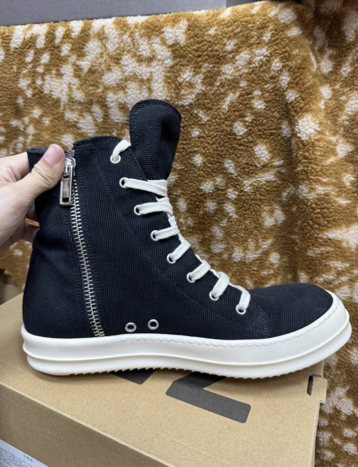 Rick Owens Rick Owens DRKSHDW High Top Sneakers K37 Size US 8 / EU 41 - 8 Thumbnail