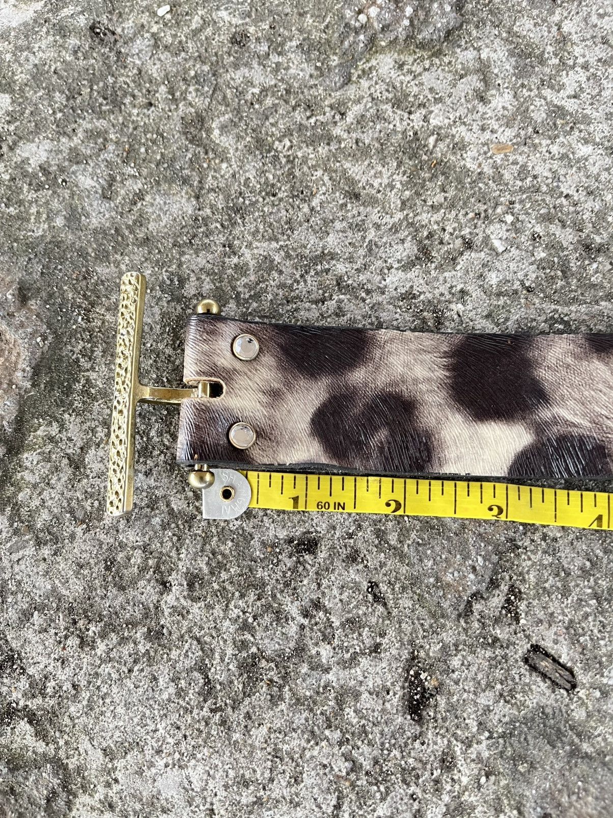 Japanese Brand Leopard wide belts Size ONE SIZE - 8 Thumbnail
